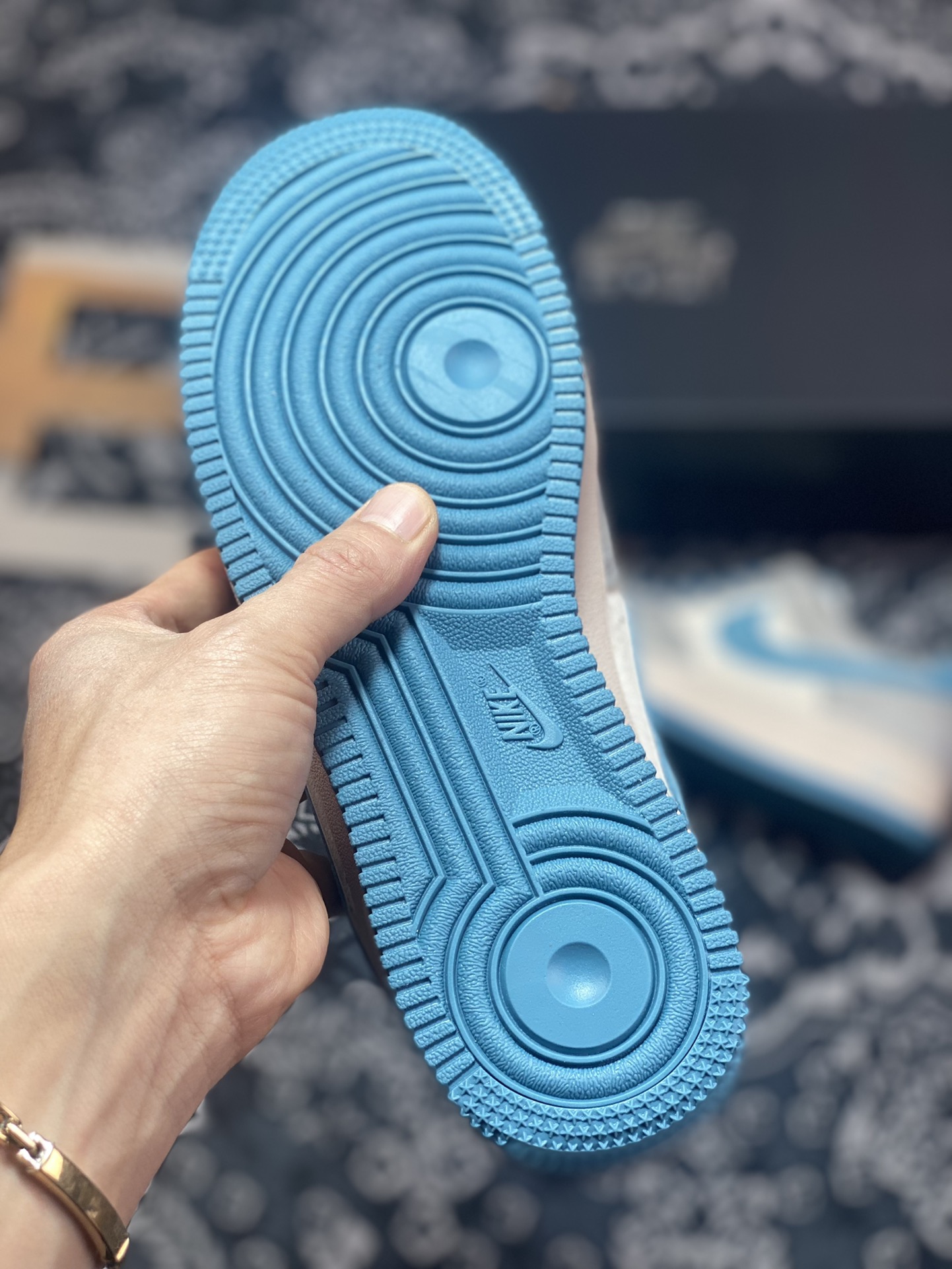 Nike Air Force 1′07 Low Suede ”Grey/Lake Blue” Air Force One sneakers ”suede dark gray lake blue” ZB2121-666