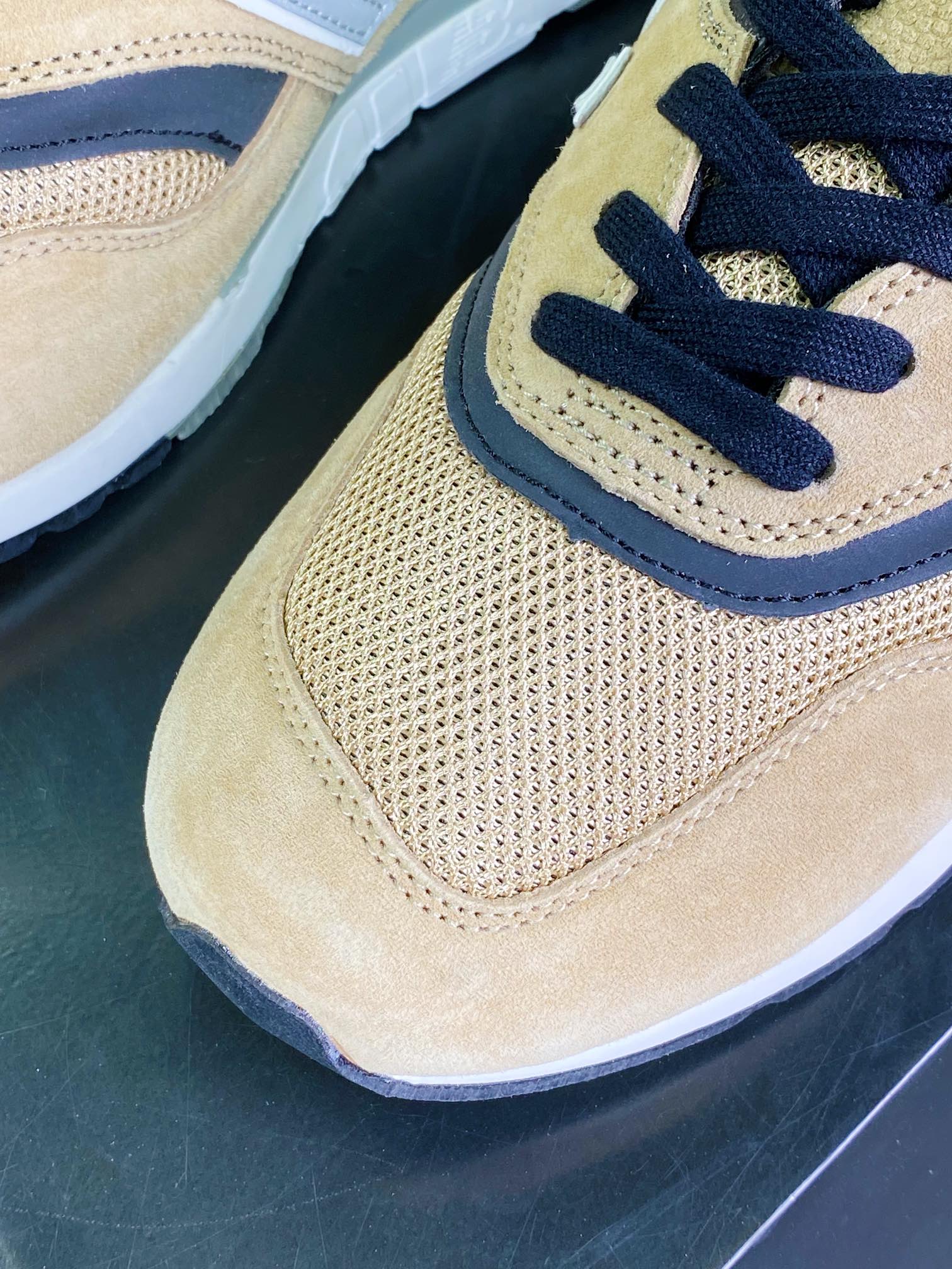 NBNew Balance Made in USA M997 high-end American origin jogging shoes ”Quicksand Yellow and Black” M997TNV