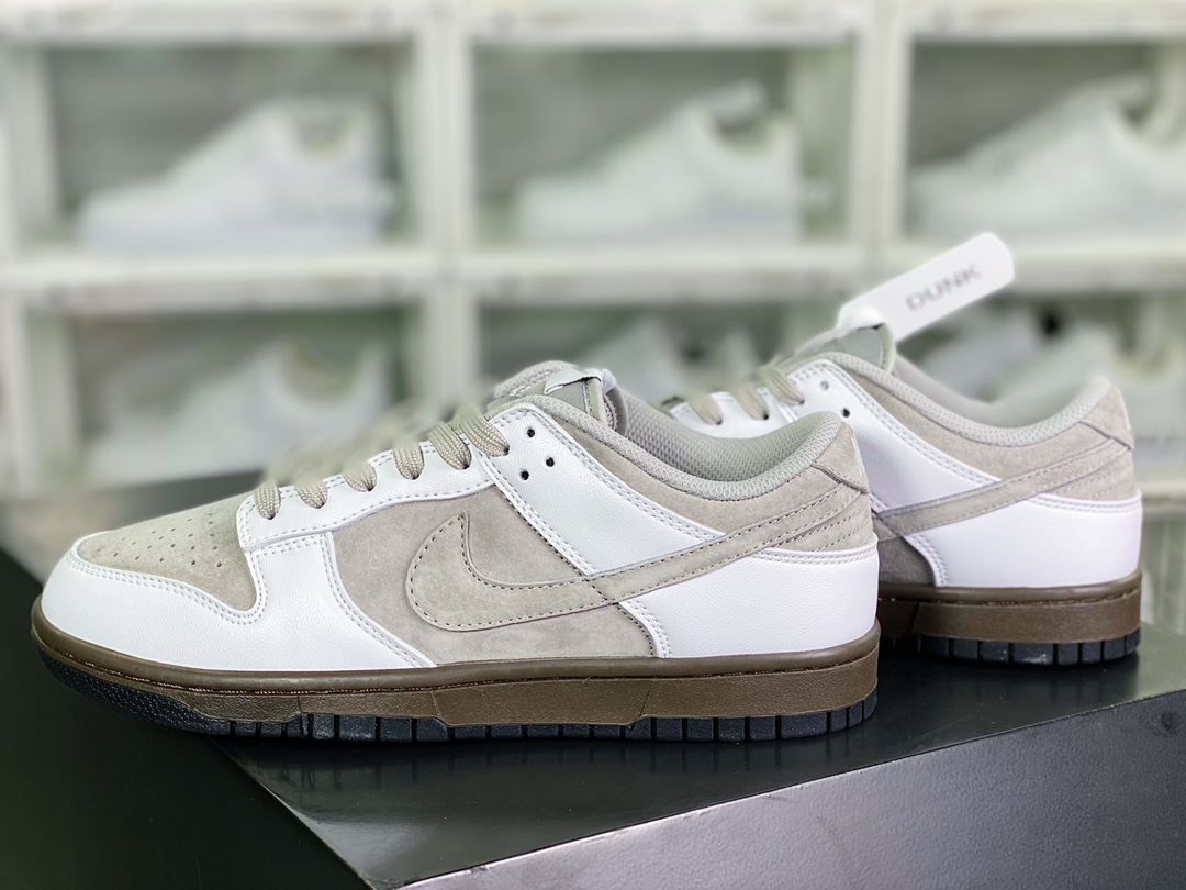 Wmns SB Dunk Low ”Photon Dust” dunk series low-top sneakers ”white gray brown” FD9746-001