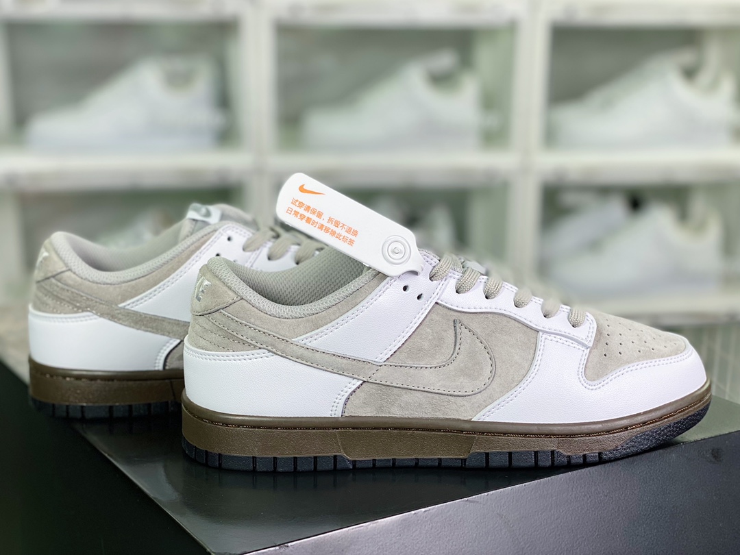 Wmns SB Dunk Low ”Photon Dust” dunk series low-top sneakers ”white gray brown” FD9746-001