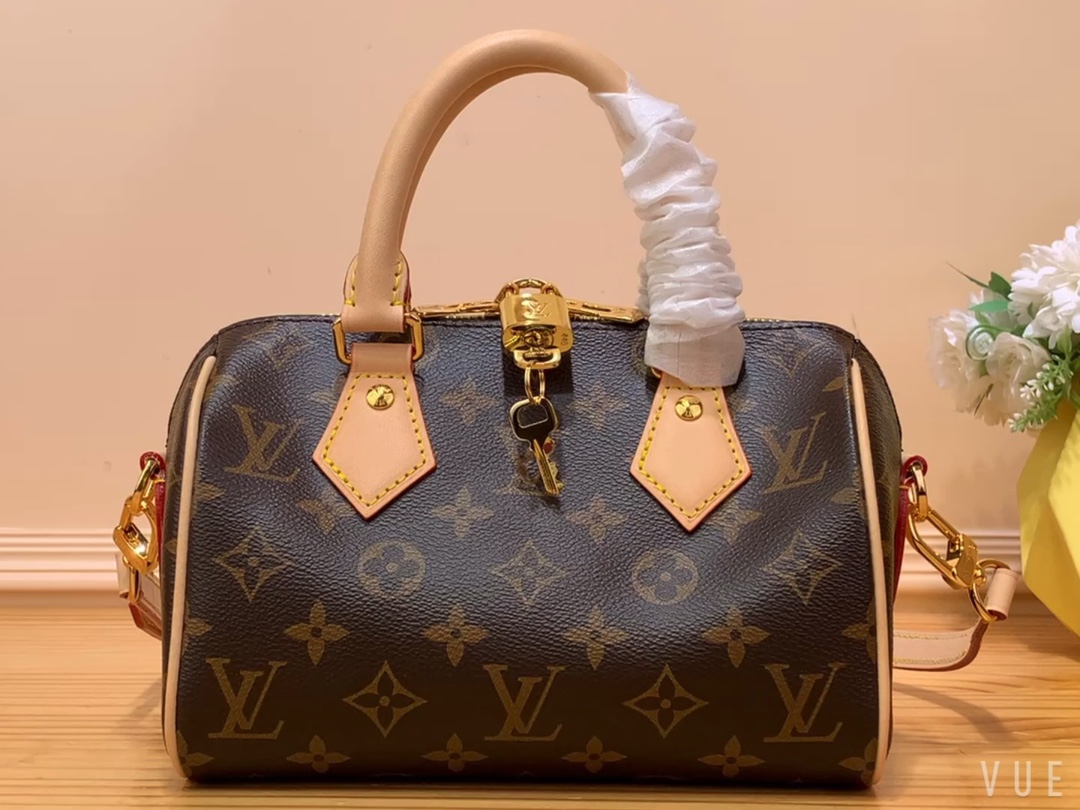 7 Star Quality Designer Replica
 Louis Vuitton LV Speedy Handbags Travel Bags Cowhide Fabric m46234