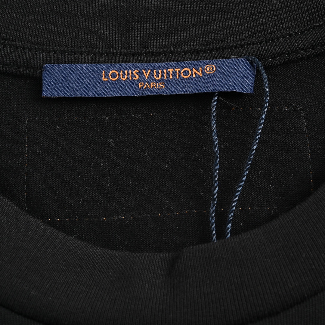 180礼盒装 Louis Vuitton/路易威登 23ss 字母人群印花短袖