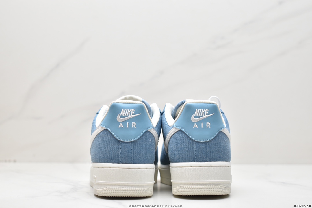 NIke Air Force 1 '07 denim blue Air Force 1 low-top casual sneakers DG2296-004