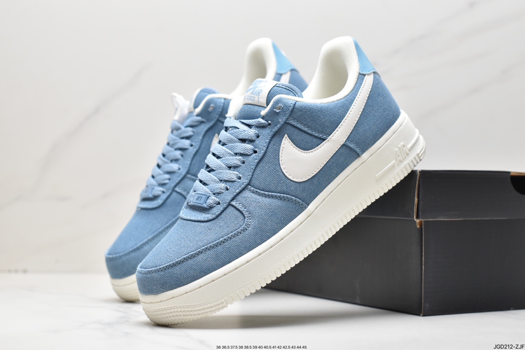 NIke Air Force 1 '07 denim blue Air Force 1 low-top casual sneakers DG2296-004