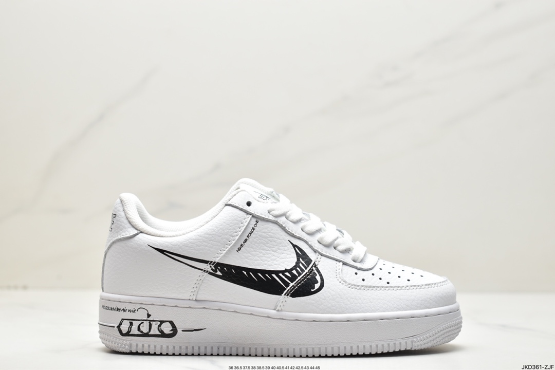 Nike Air Force 1 '07 Low”Sketch/Black White” CW7581-001