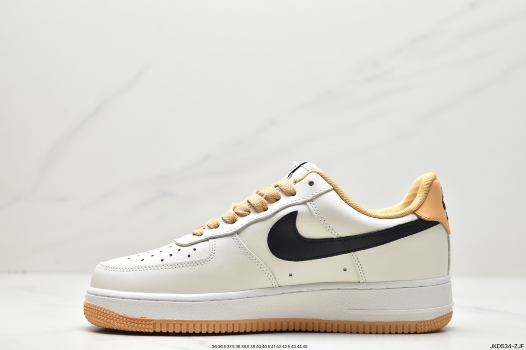 Air Force 1'07 Low Retro SP Air Force 1 low-top sneakers ”leather off-white turmeric black hooks” FD9063-101