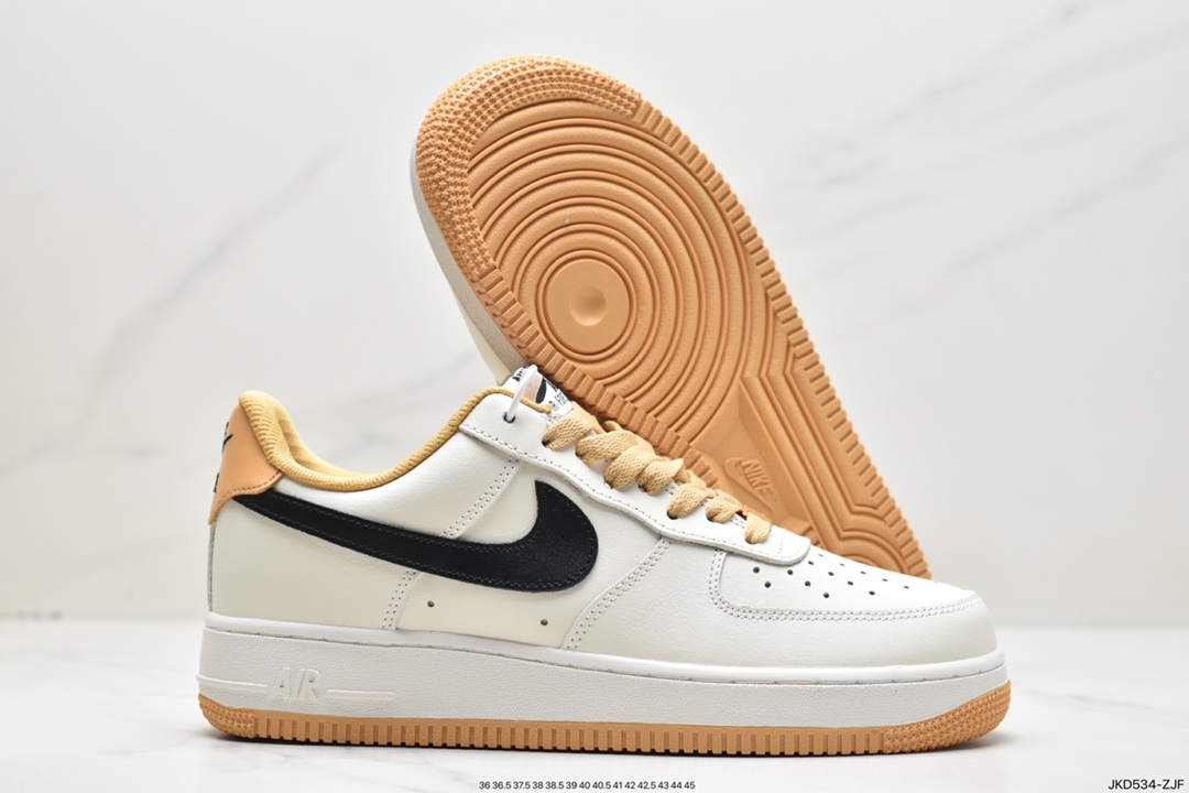 Air Force 1'07 Low Retro SP Air Force 1 low-top sneakers ”leather off-white turmeric black hooks” FD9063-101