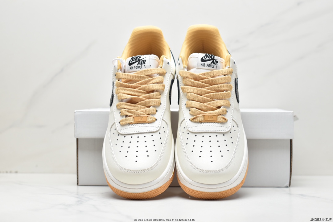 Air Force 1'07 Low Retro SP Air Force 1 low-top sneakers ”leather off-white turmeric black hooks” FD9063-101