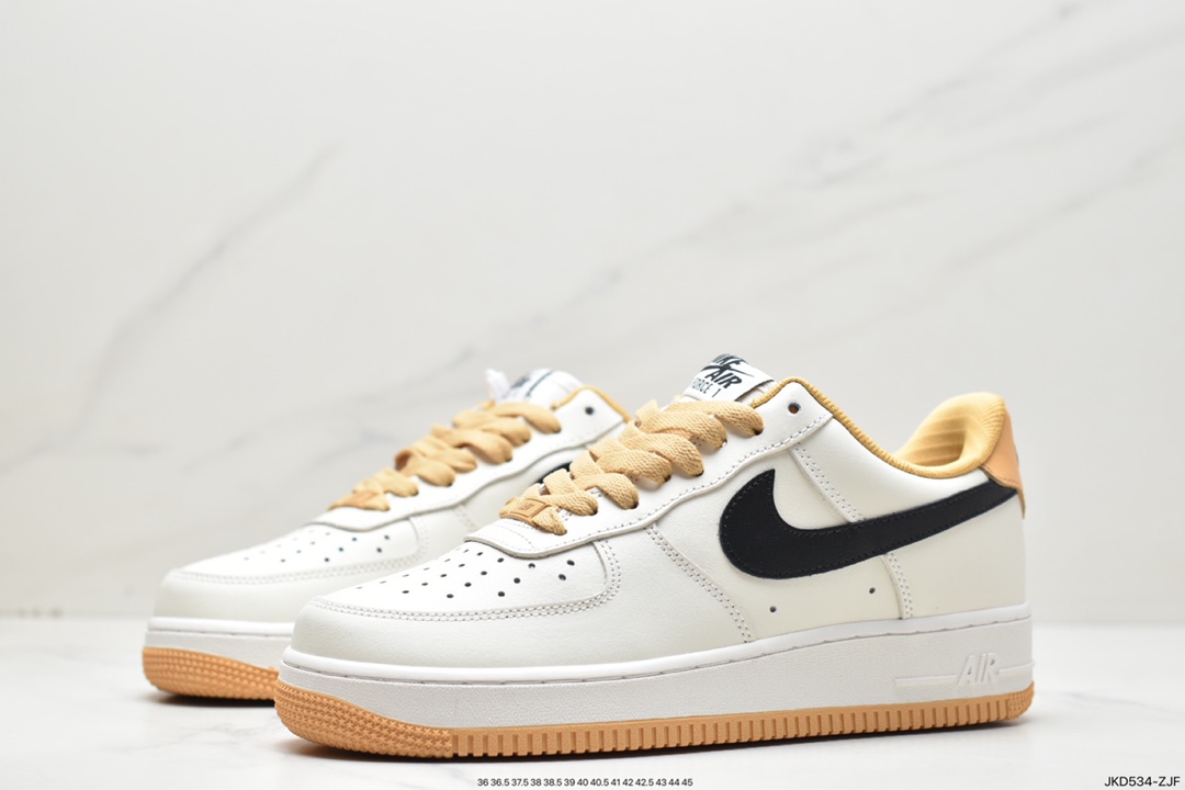 Air Force 1'07 Low Retro SP Air Force 1 low-top sneakers ”leather off-white turmeric black hooks” FD9063-101