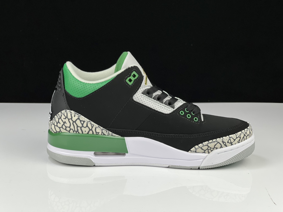 AJ3黑绿鞋码40-46总裁G版出品