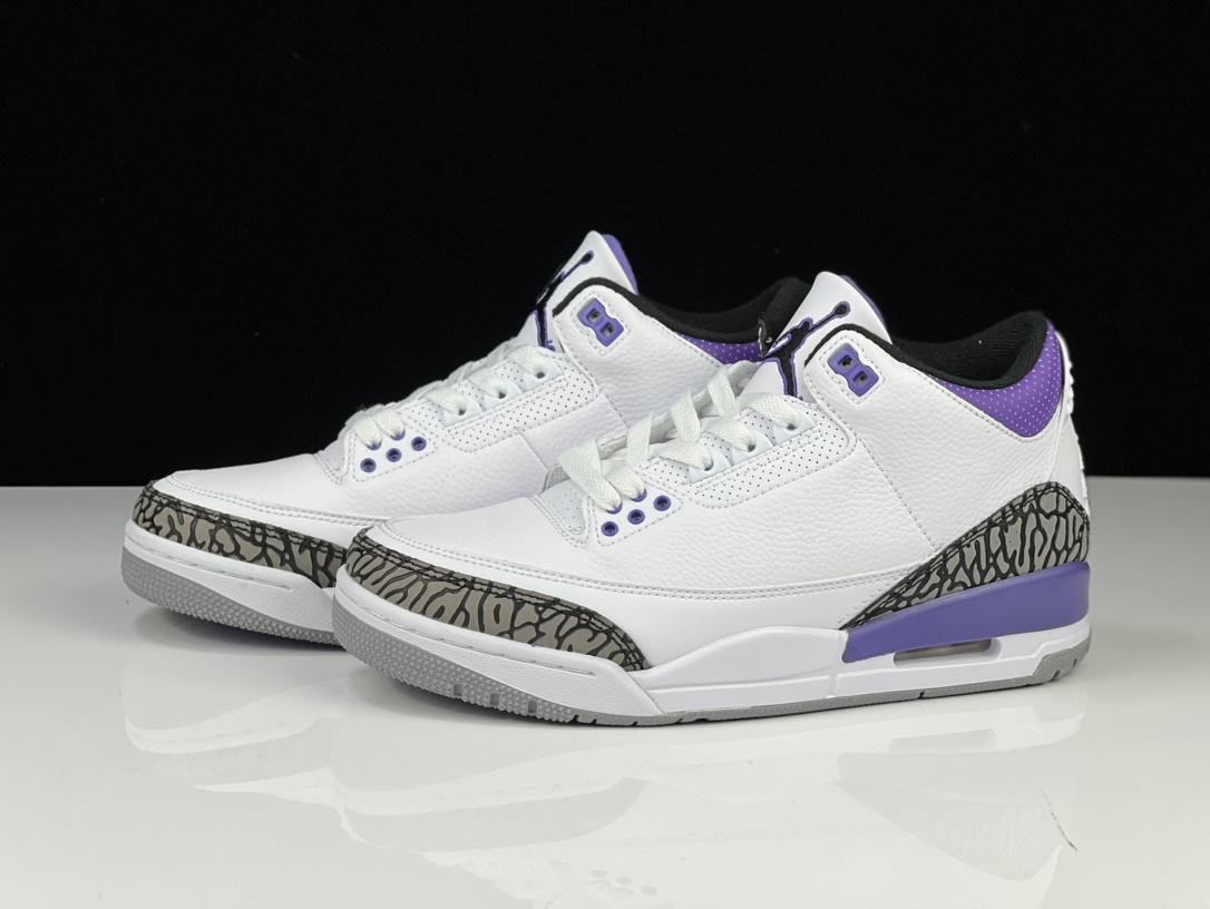 AJ3白紫鞋码40-46总裁G版出品