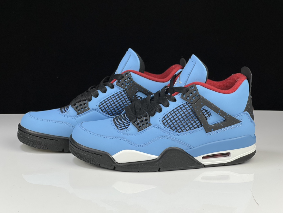 AJ4蓝麂皮鞋码40-47.5总裁G