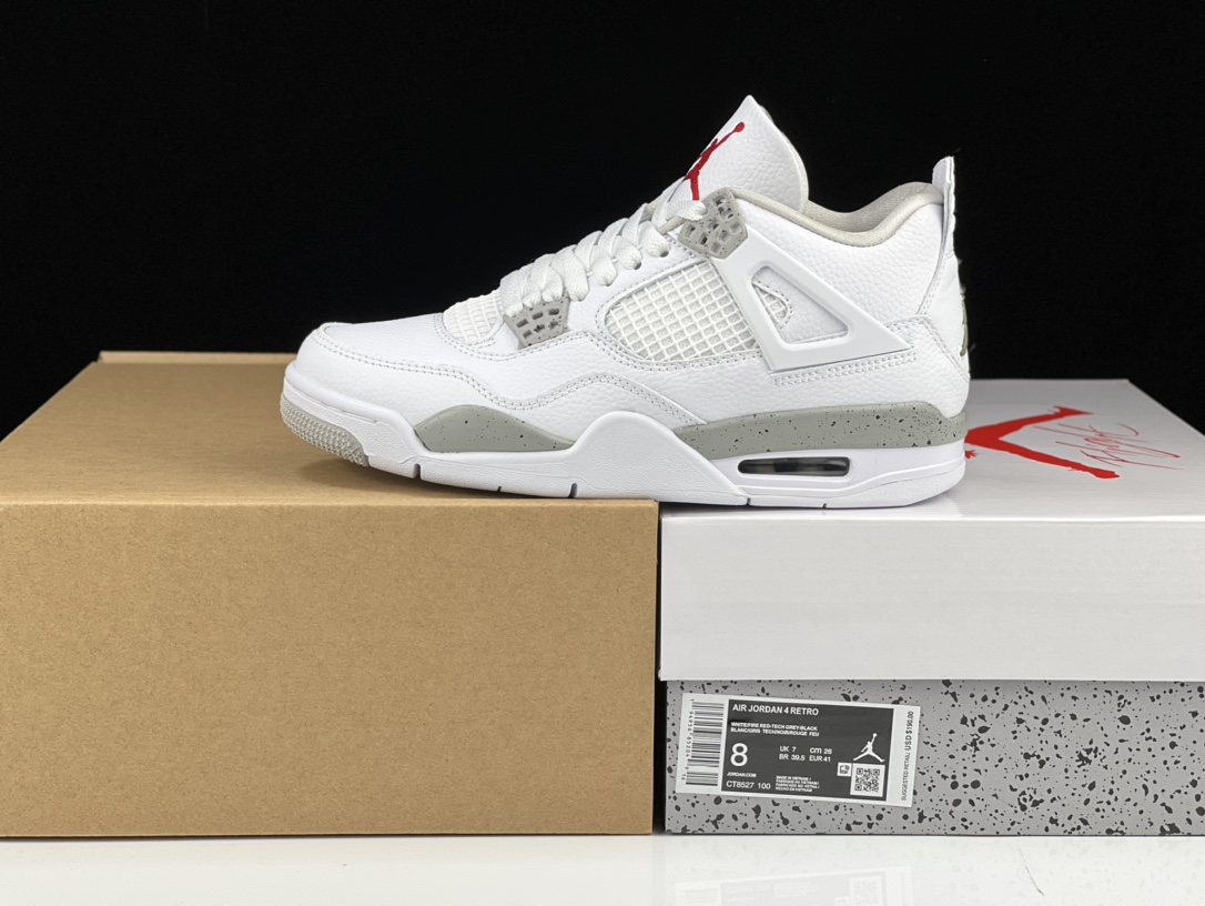 AJ4白奥利奥鞋码40-47.5总裁