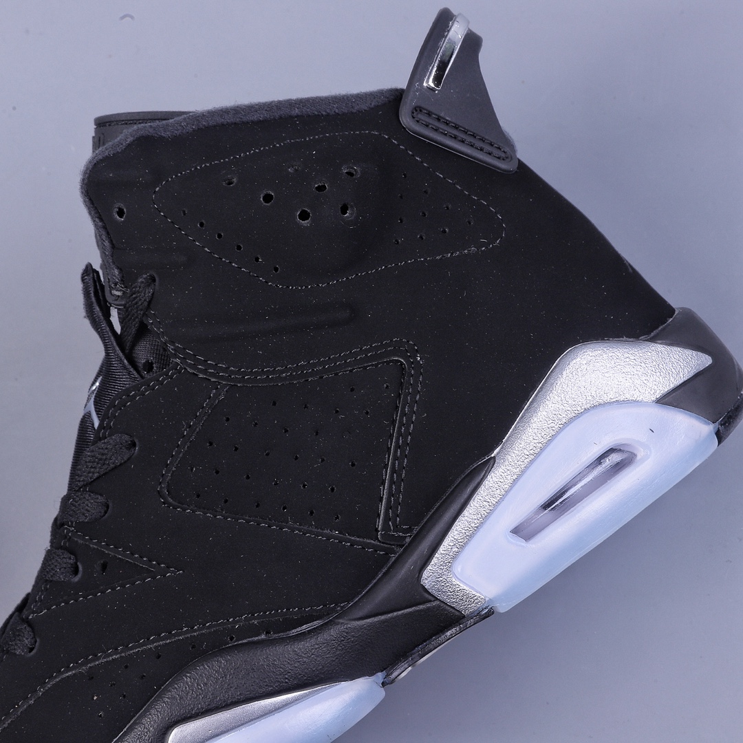 300 Air Jordan 6 Retro ”Metallic Silver” 高帮 黑银 AJ6 DX2836-001