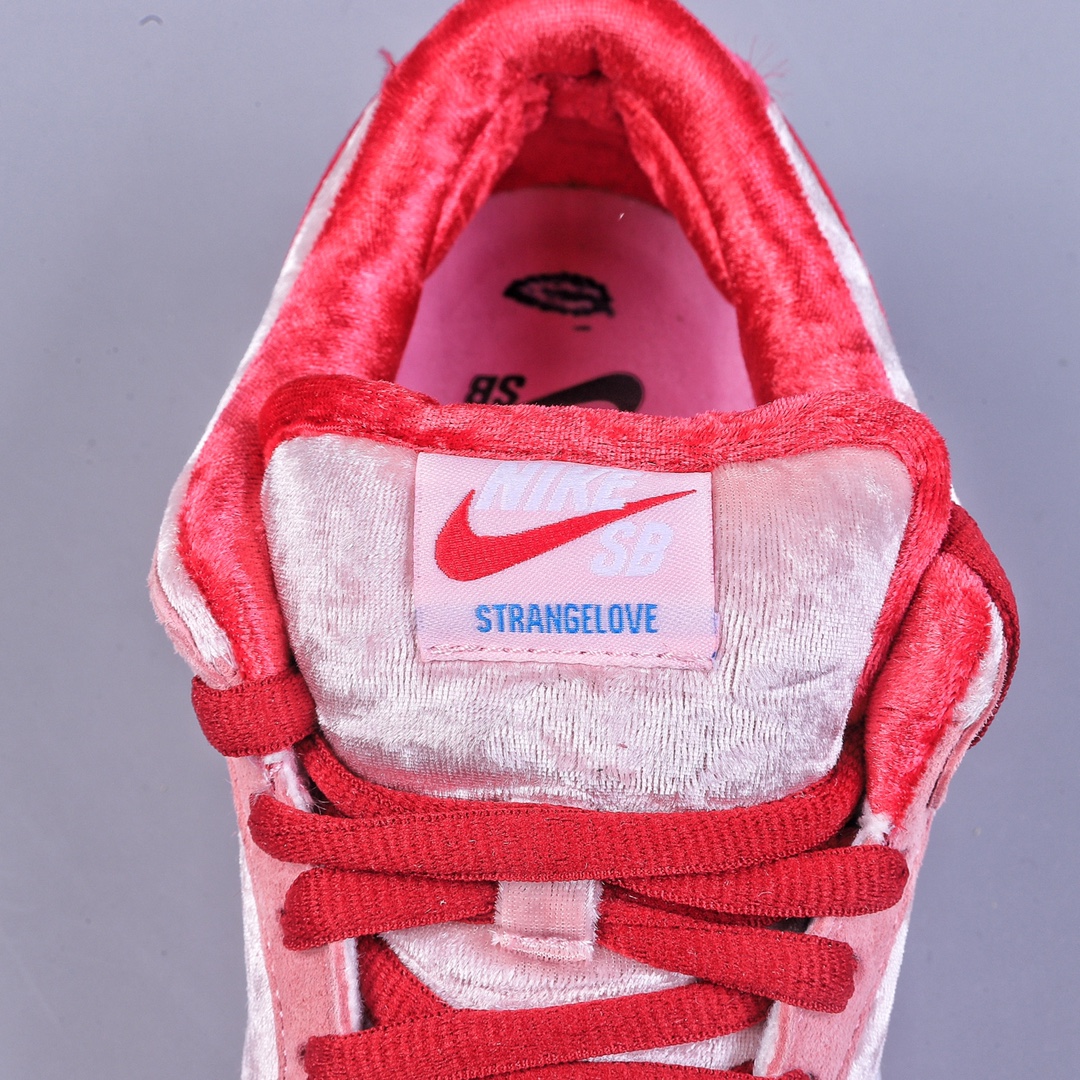 320 PK纯原 StrangeLove x Nike SB Dunk Low 联名情人节限定白粉 CT2552-800
