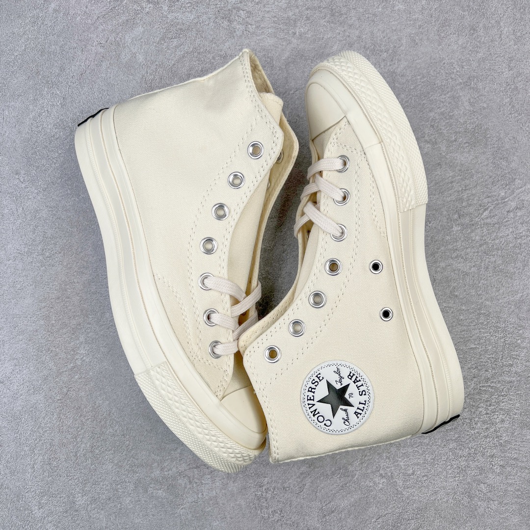 图片[3]-＃越南订单 裸鞋圈专属版本 Converse Chuck All Star 1970S 经典款潮流耐磨帆布鞋 经典永不过时 十年老厂出品 平台正品订单 超稳定的品控清洁度 全套原厂材料配置 原厂硫化工艺 油性扁平尖头 原厂楦头纸板数据 一体化超软蓝底加持 超软EVA鞋垫 后掌灰色缓震胶 脚感一比一还原 耐磨橡胶大底 越南产内外标 原盒黑色吊牌 超高清洁度 随意冲正 如有更好白送 偏大一码 尺码：35 36 36.5 37 37.5 38 39 39.5 40 41 41.5 42 42.5 43 44-选品中心