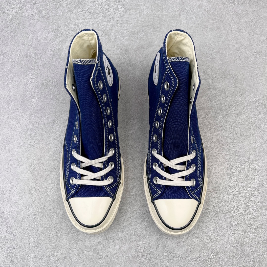 图片[2]-＃越南订单 裸鞋圈专属版本 Converse Chuck All Star 1970S 经典款潮流耐磨帆布鞋 经典永不过时 十年老厂出品 平台正品订单 超稳定的品控清洁度 全套原厂材料配置 原厂硫化工艺 油性扁平尖头 原厂楦头纸板数据 一体化超软蓝底加持 超软EVA鞋垫 后掌灰色缓震胶 脚感一比一还原 耐磨橡胶大底 越南产内外标 原盒黑色吊牌 超高清洁度 随意冲正 如有更好白送 偏大一码 尺码：35 36 36.5 37 37.5 38 39 39.5 40 41 41.5 42 42.5 43 44-选品中心