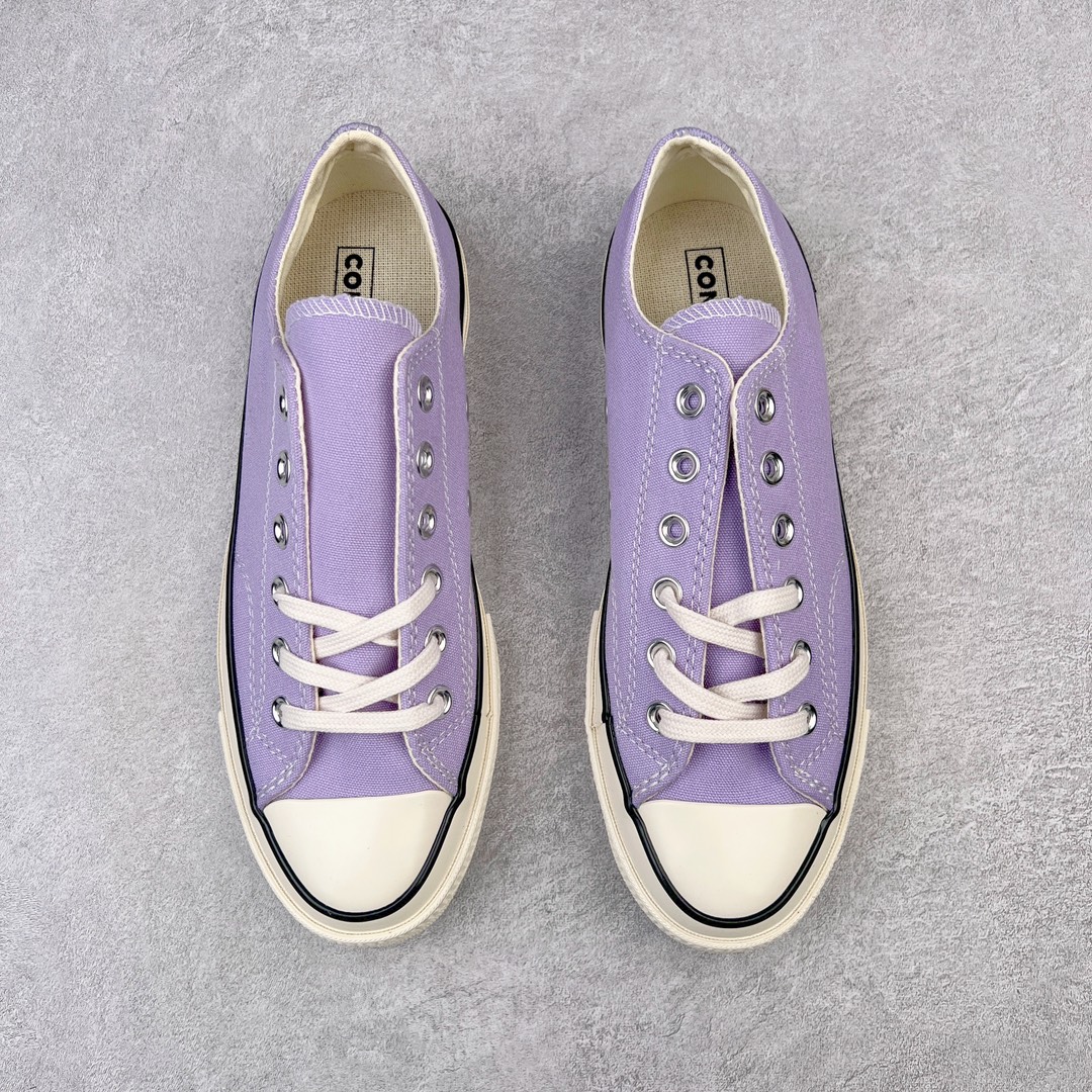图片[2]-＃越南订单 裸鞋圈专属版本 Converse Chuck All Star 1970S 经典款潮流耐磨帆布鞋 经典永不过时 十年老厂出品 平台正品订单 超稳定的品控清洁度 全套原厂材料配置 原厂硫化工艺 油性扁平尖头 原厂楦头纸板数据 一体化超软蓝底加持 超软EVA鞋垫 后掌灰色缓震胶 脚感一比一还原 耐磨橡胶大底 越南产内外标 原盒黑色吊牌 超高清洁度 随意冲正 如有更好白送 偏大一码 尺码：35 36 36.5 37 37.5 38 39 39.5 40 41 41.5 42 42.5 43 44-选品中心