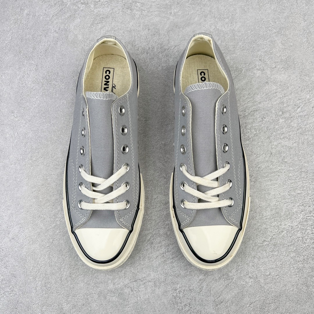 图片[2]-＃越南订单 裸鞋圈专属版本 Converse Chuck All Star 1970S 经典款潮流耐磨帆布鞋 经典永不过时 十年老厂出品 平台正品订单 超稳定的品控清洁度 全套原厂材料配置 原厂硫化工艺 油性扁平尖头 原厂楦头纸板数据 一体化超软蓝底加持 超软EVA鞋垫 后掌灰色缓震胶 脚感一比一还原 耐磨橡胶大底 越南产内外标 原盒黑色吊牌 超高清洁度 随意冲正 如有更好白送 偏大一码 尺码：35 36 36.5 37 37.5 38 39 39.5 40 41 41.5 42 42.5 43 44-选品中心