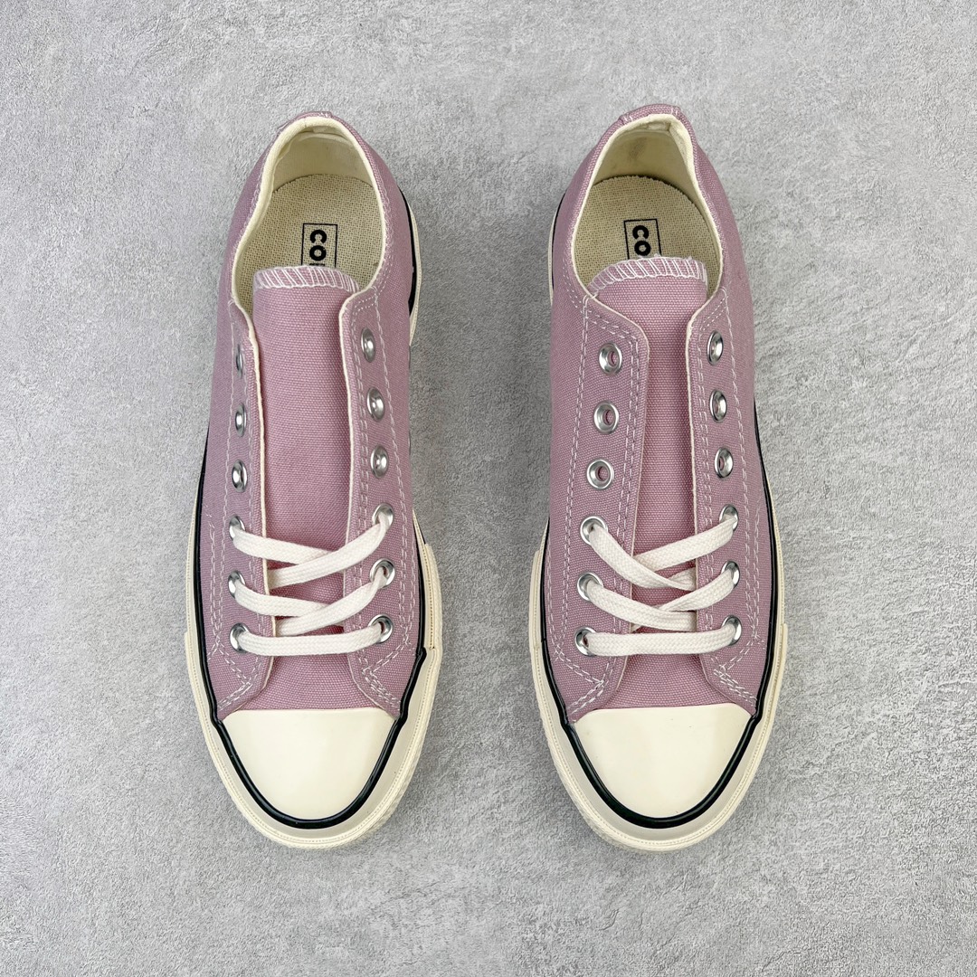 图片[2]-＃越南订单 裸鞋圈专属版本 Converse Chuck All Star 1970S 经典款潮流耐磨帆布鞋 经典永不过时 十年老厂出品 平台正品订单 超稳定的品控清洁度 全套原厂材料配置 原厂硫化工艺 油性扁平尖头 原厂楦头纸板数据 一体化超软蓝底加持 超软EVA鞋垫 后掌灰色缓震胶 脚感一比一还原 耐磨橡胶大底 越南产内外标 原盒黑色吊牌 超高清洁度 随意冲正 如有更好白送 偏大一码 尺码：35 36 36.5 37 37.5 38 39 39.5 40 41 41.5 42 42.5 43 44-选品中心