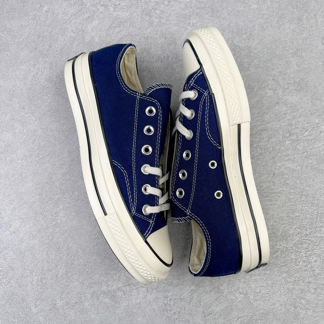 图片[3]-＃越南订单 裸鞋圈专属版本 Converse Chuck All Star 1970S 经典款潮流耐磨帆布鞋 经典永不过时 十年老厂出品 平台正品订单 超稳定的品控清洁度 全套原厂材料配置 原厂硫化工艺 油性扁平尖头 原厂楦头纸板数据 一体化超软蓝底加持 超软EVA鞋垫 后掌灰色缓震胶 脚感一比一还原 耐磨橡胶大底 越南产内外标 原盒黑色吊牌 超高清洁度 随意冲正 如有更好白送 偏大一码 尺码：35 36 36.5 37 37.5 38 39 39.5 40 41 41.5 42 42.5 43 44-选品中心