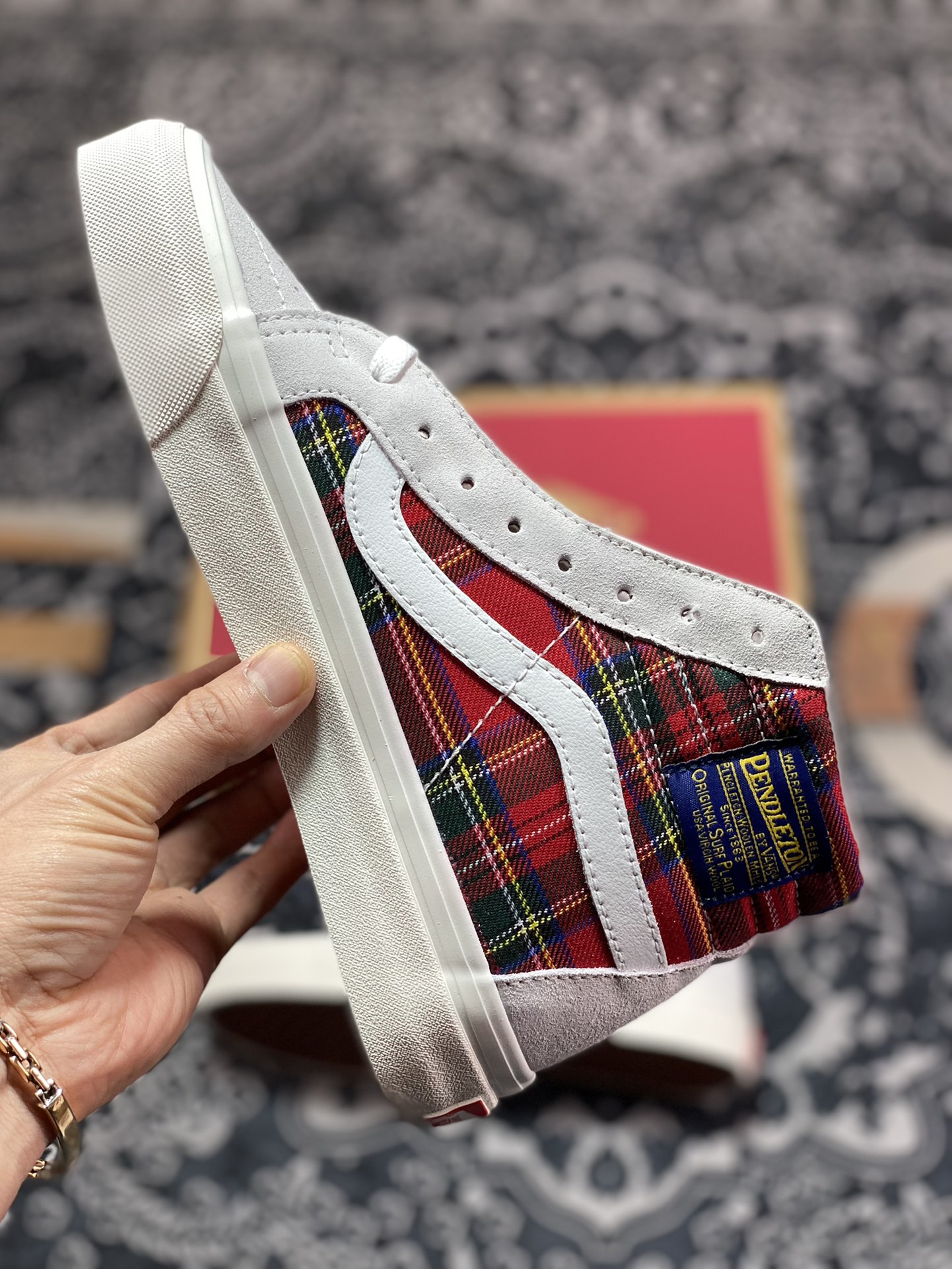 Vans Sk8-Hi x Pendleton joint plaid series