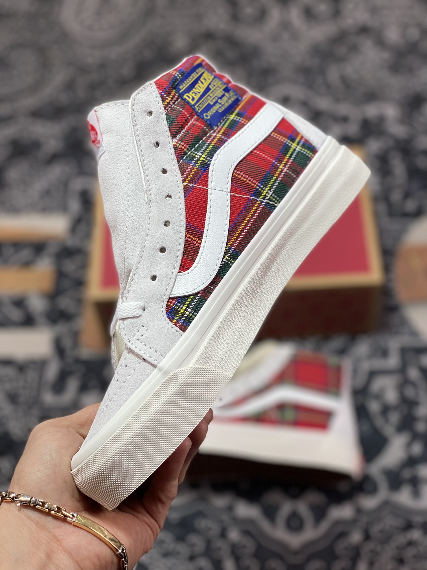 Vans Sk8-Hi x Pendleton joint plaid series