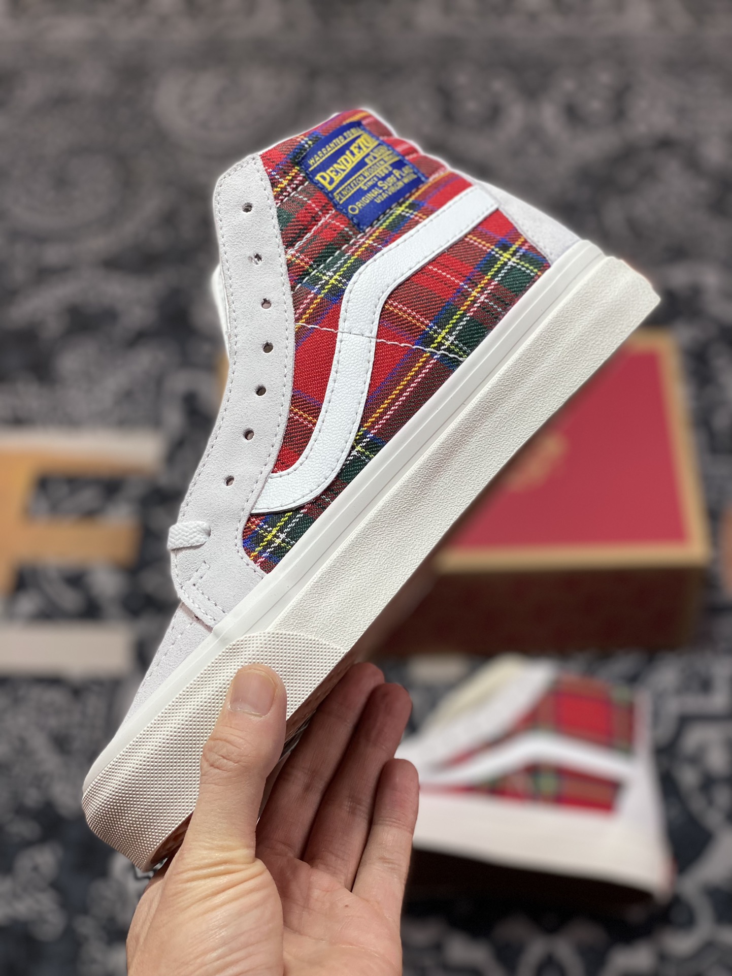 Vans Sk8-Hi x Pendleton joint plaid series