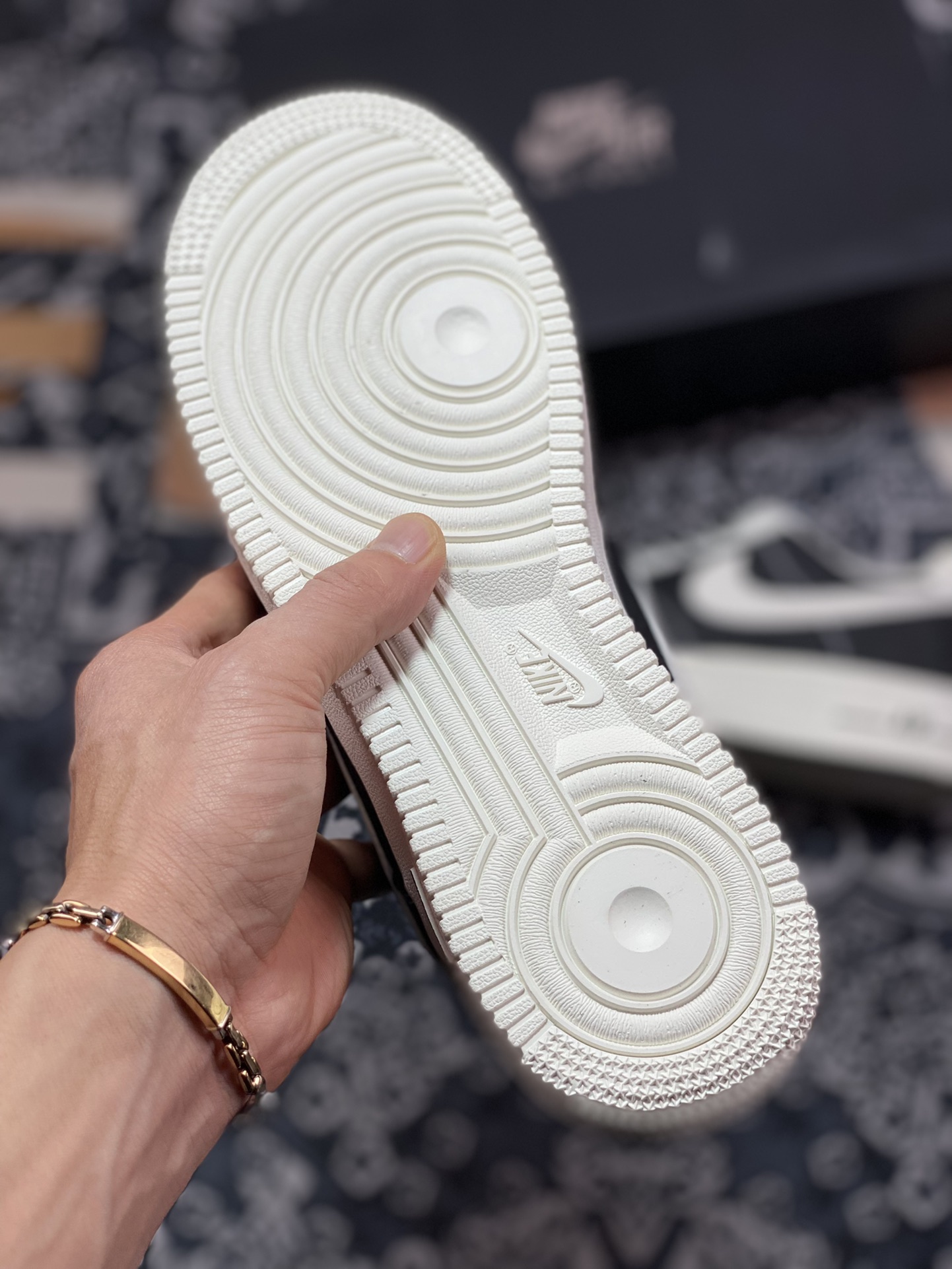 Nike Air Force 1'07 Low QS ”Denim Black/Milky White” Air Force One sneakers ”denim black rice” DG2296-001