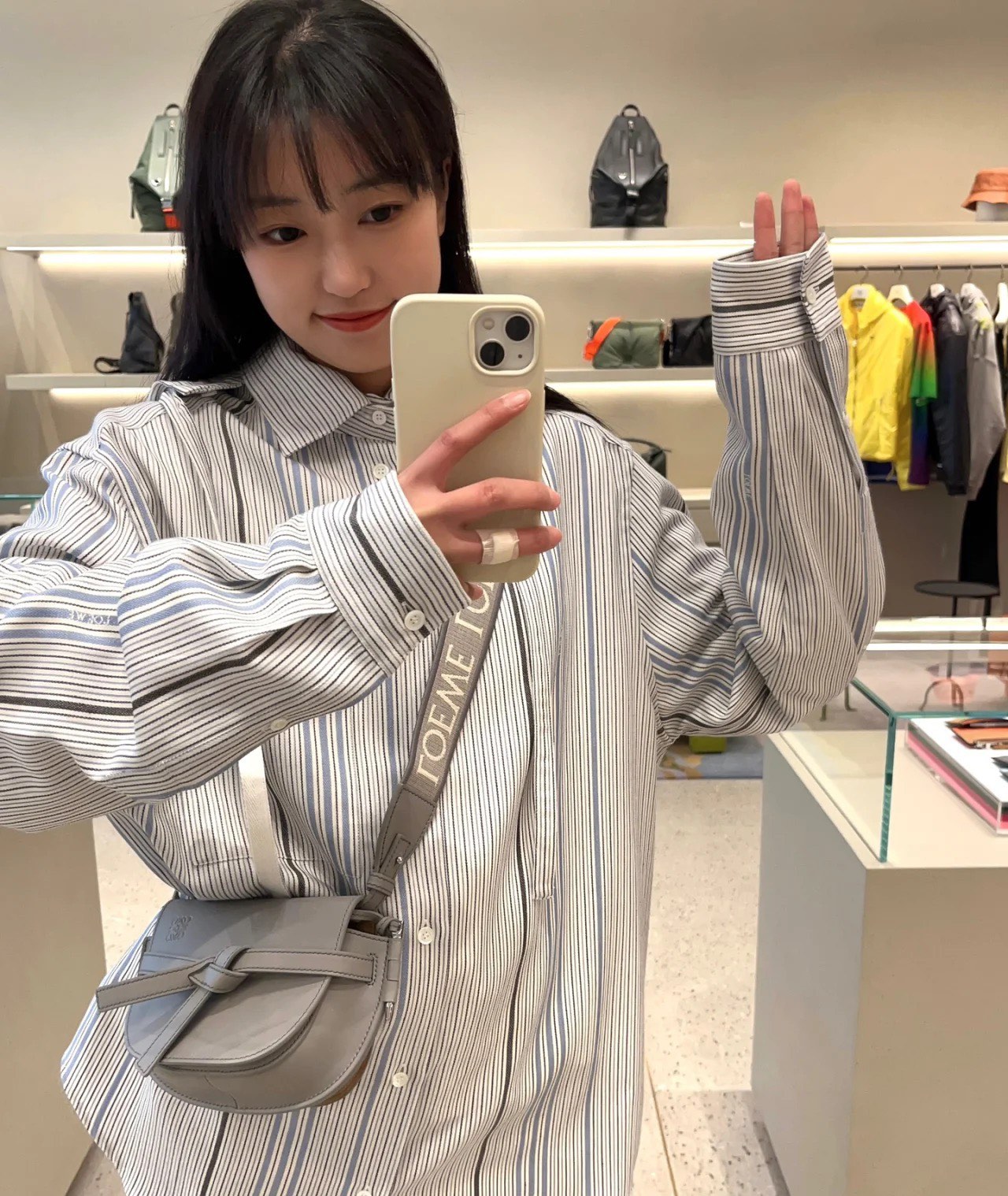 NO:343056,Loewegate mimi self-branded wide shoulder strap, Gate saddle bag, loewe19860909Loewegate mimi自带宽肩带,Gate马鞍包,loewe,Bag