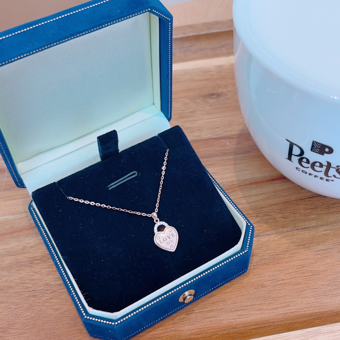 Low Allergy Silver Necklace Girly Teacher's Day Silver