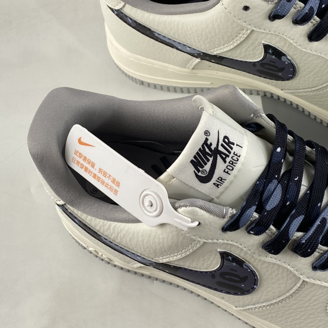 Bape x Nike Air Force 1'07 Low ape-head Air Force 1 low-top casual sneakers AA1356-115