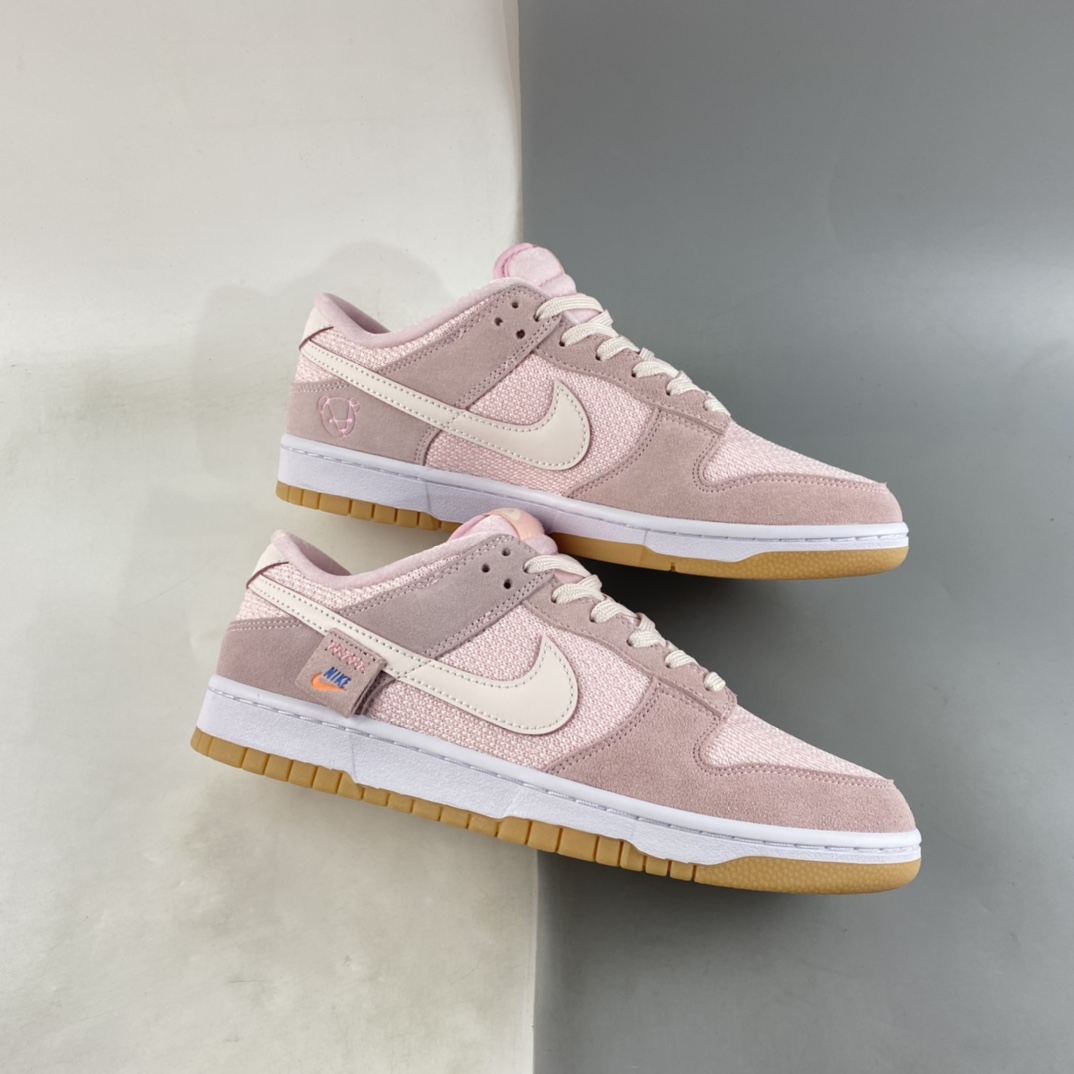 Nike Dunk Low ”Teddy Bear” Pink Teddy Bear SB low-top sports and leisure sneakers DZ5318-640