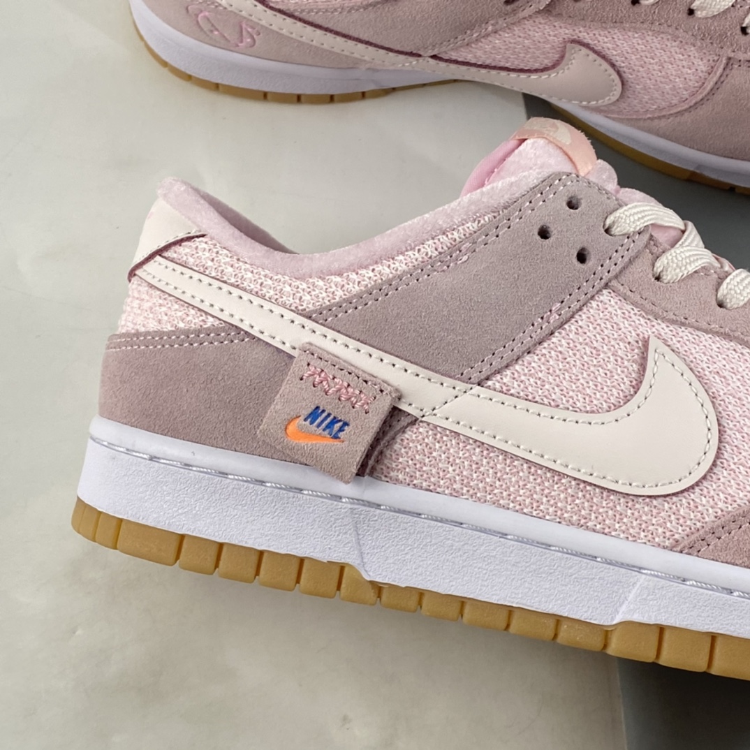 Nike Dunk Low ”Teddy Bear” Pink Teddy Bear SB low-top sports and leisure sneakers DZ5318-640