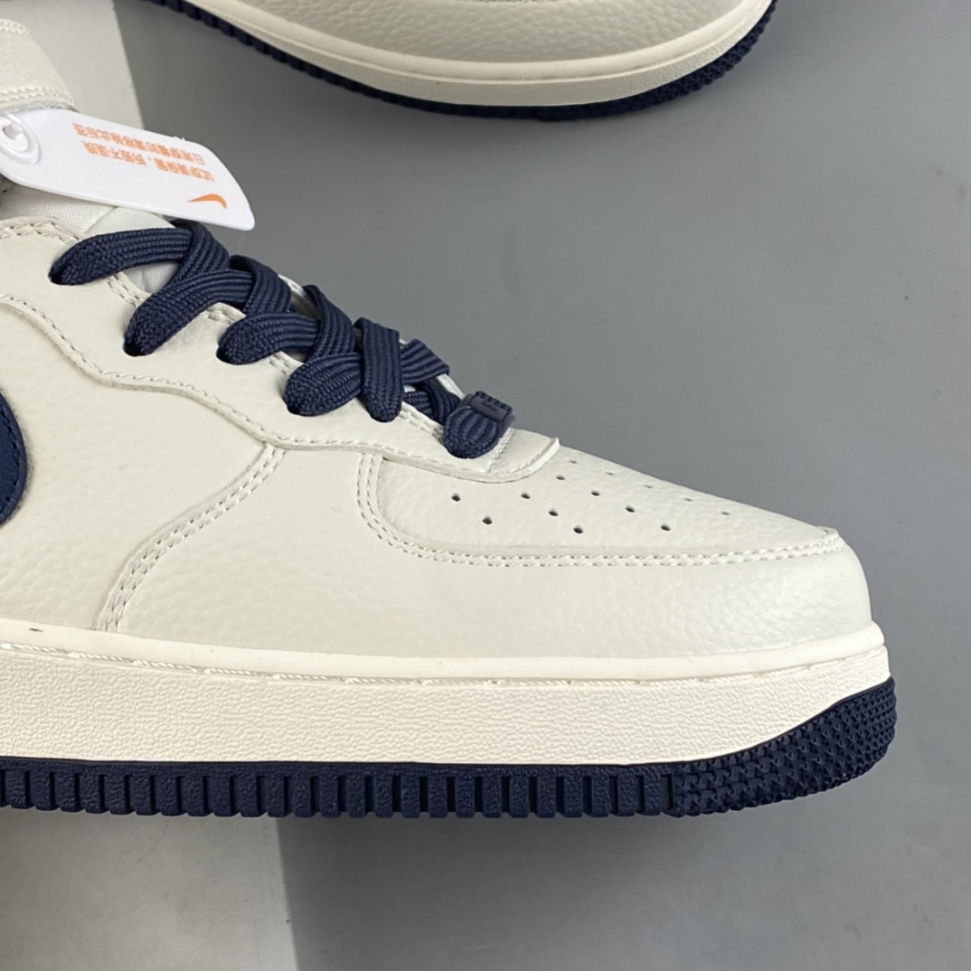 Nike Air Force 1'07 Mid Mi Dark Blue Color Air Force One Mid-top Casual Sneakers PA0920-508