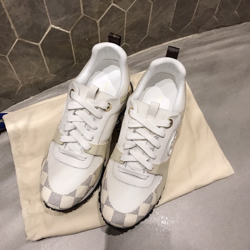 Louis Vuitton Shoes Sneakers Splicing Cowhide Rubber TPU Sweatpants