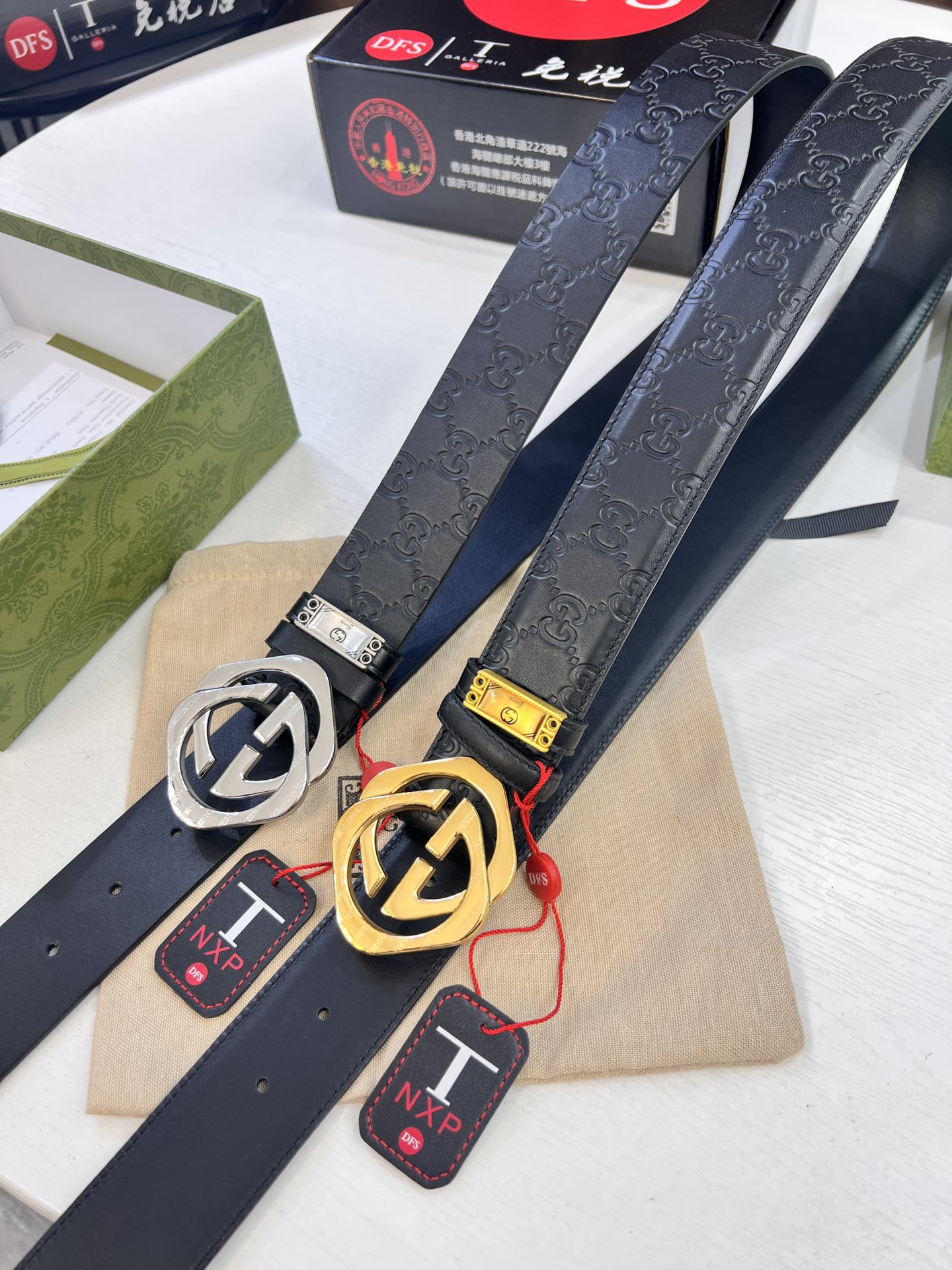 古奇GUCCi皮带 ZP开模制作 凌行度精钢五金 压花大G原厂皮低宽度3.8cm