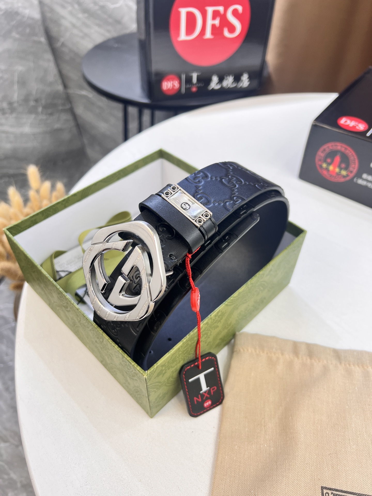 古奇GUCCi皮带 ZP开模制作 凌行度精钢五金 压花大G原厂皮低宽度3.8cm