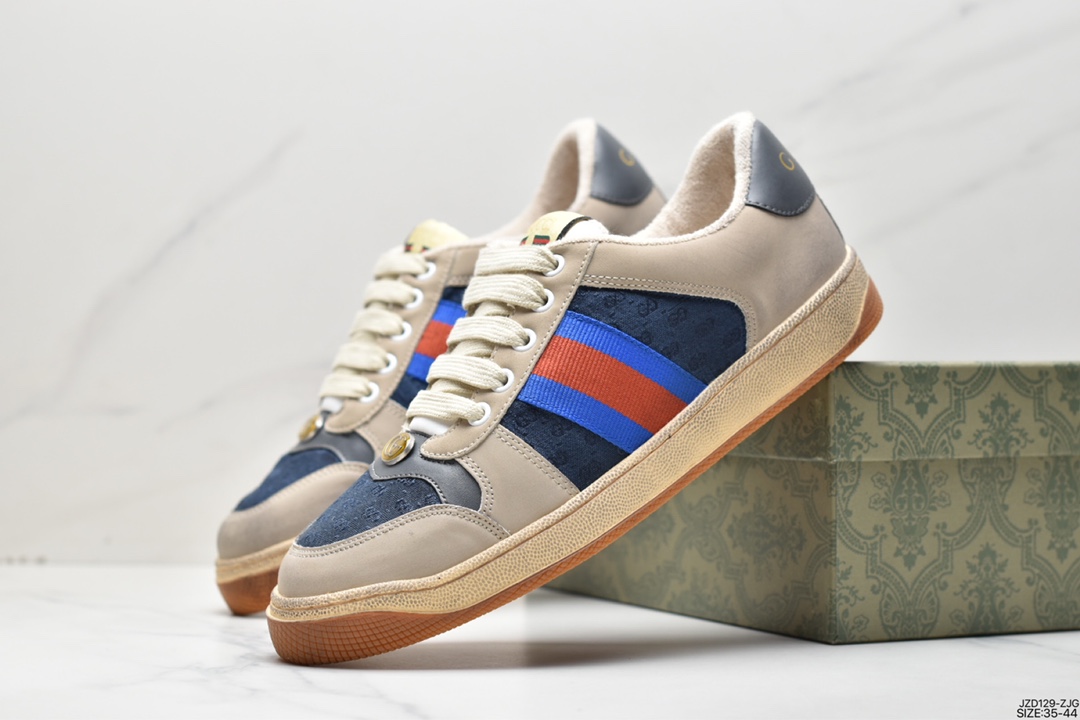 Gucci Distressed Screener sneaker small dirty shoes series