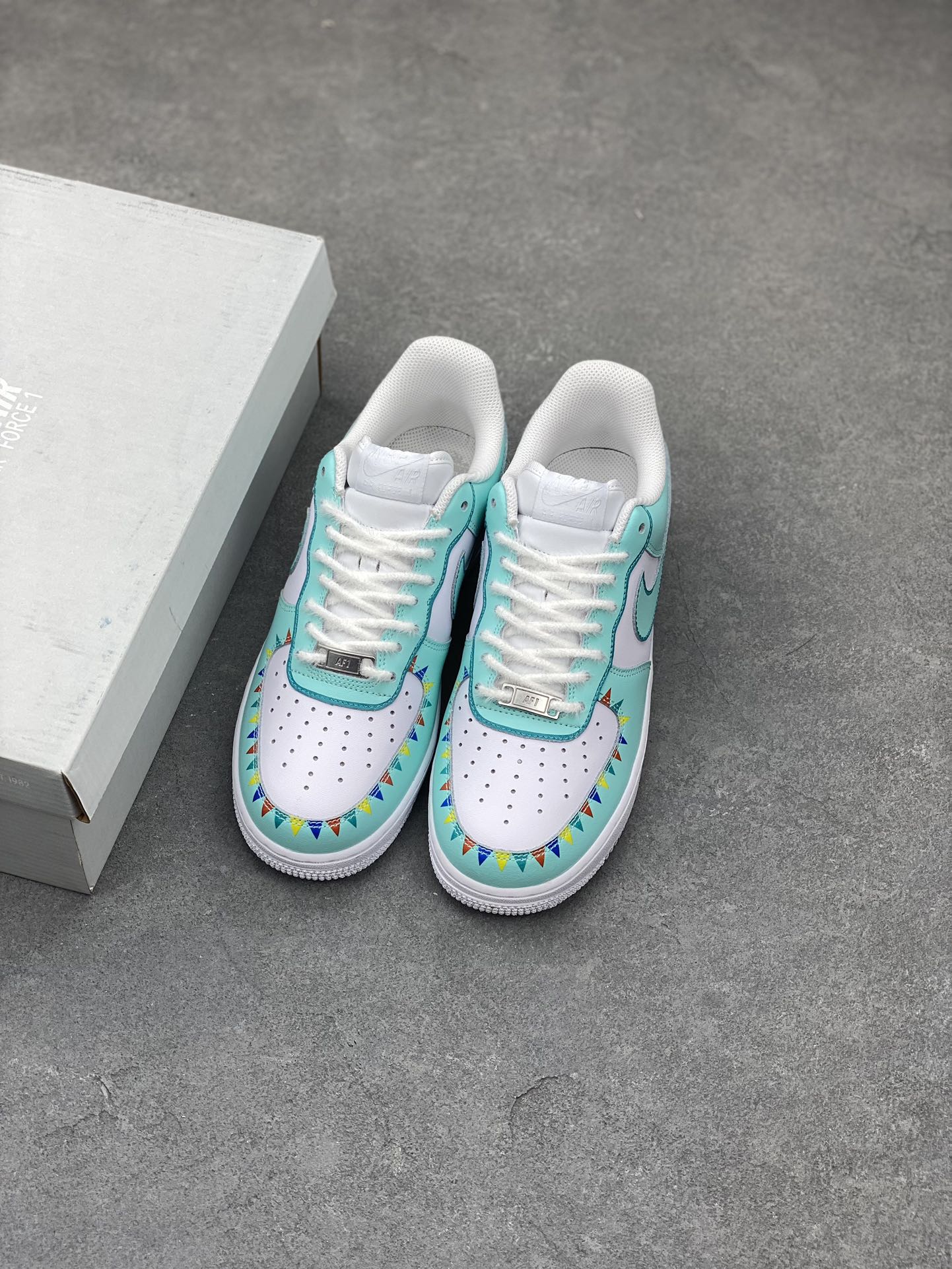 Nike Air Force 1 Low '07 Circus Custom Sneakers - Size 36-45 9 i1676489472 2544 7