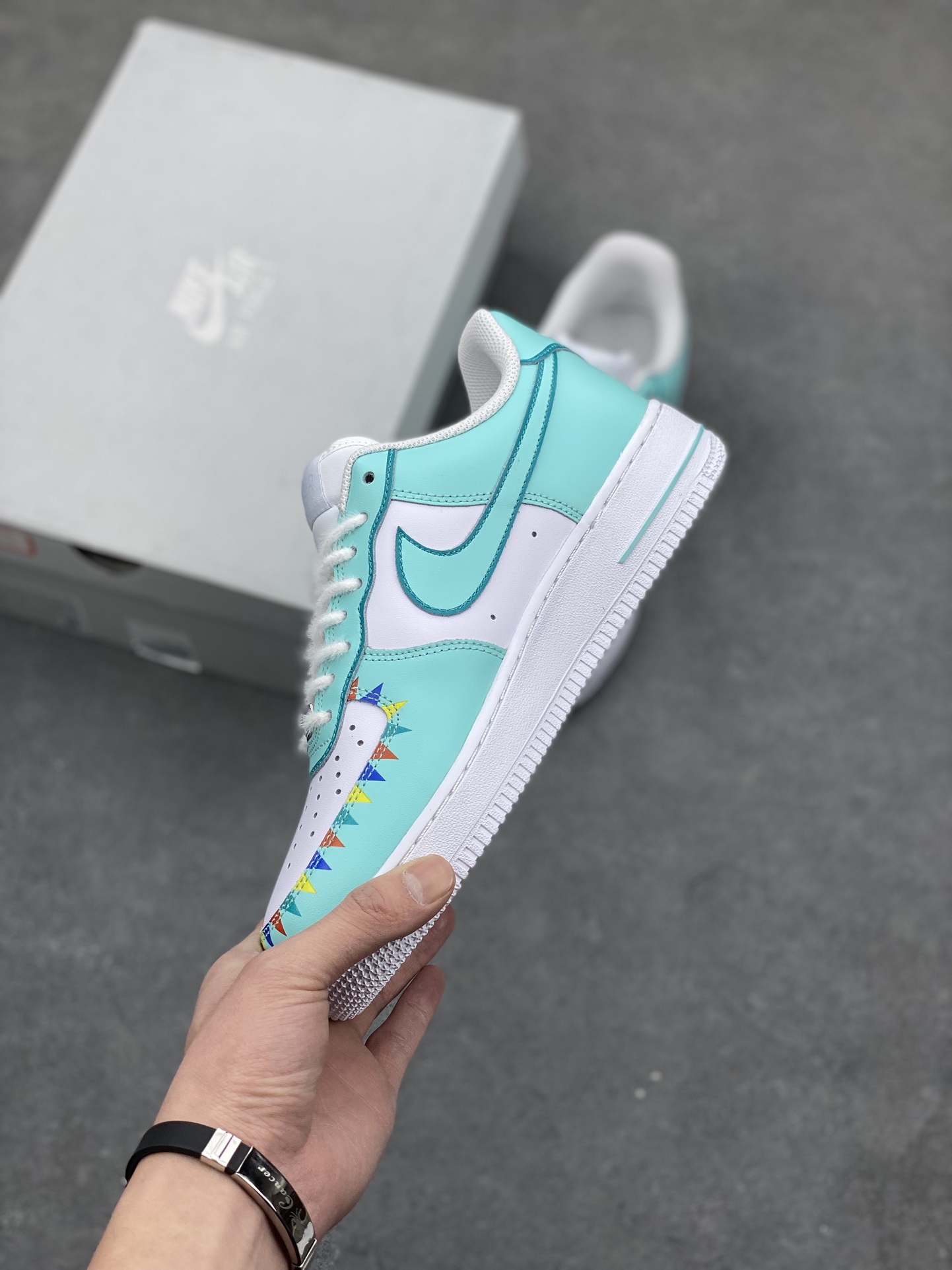 Nike Air Force 1 Low '07 Circus Custom Sneakers - Size 36-45 4 i1676489472 8030 2