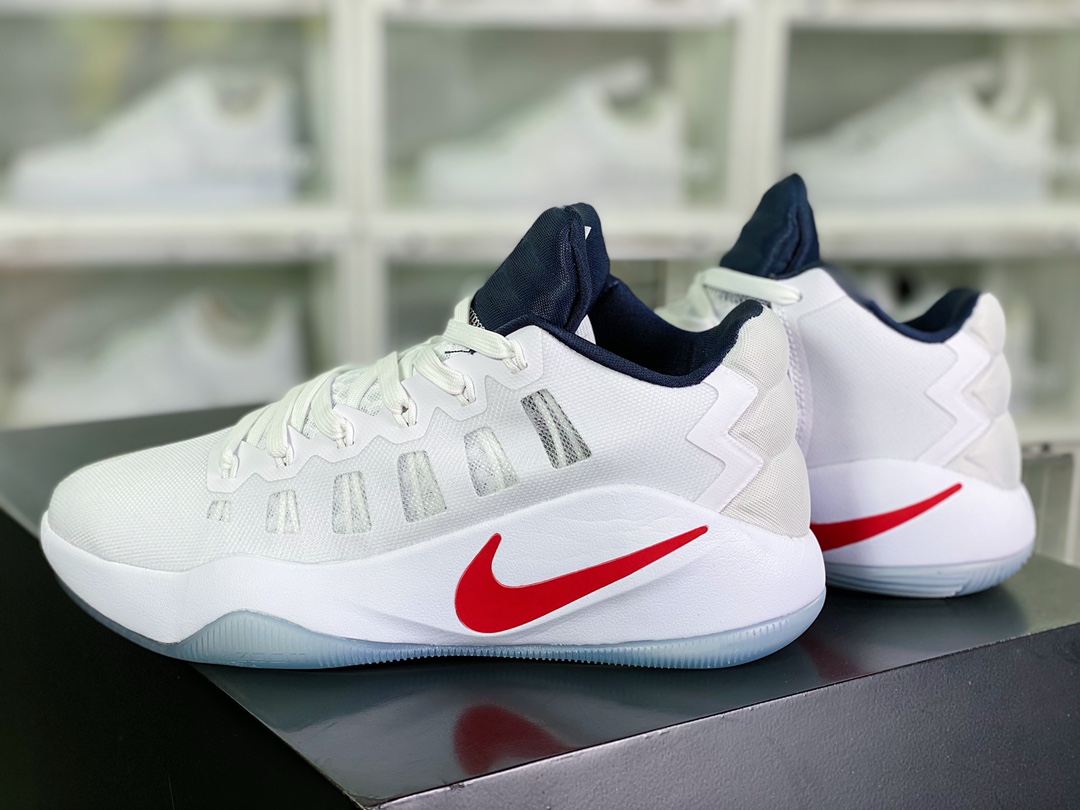 HYPERDUNK 2016 LOW EP series low-top lace-up casual sports basketball shoes ”knitted white red dark blue” 844364-146