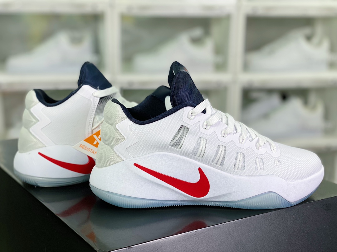 HYPERDUNK 2016 LOW EP series low-top lace-up casual sports basketball shoes ”knitted white red dark blue” 844364-146