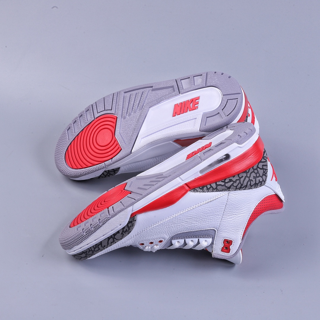 380 S2Air Jordan 3 Retro ”Fire Red” 火焰红配色 DN3707-160