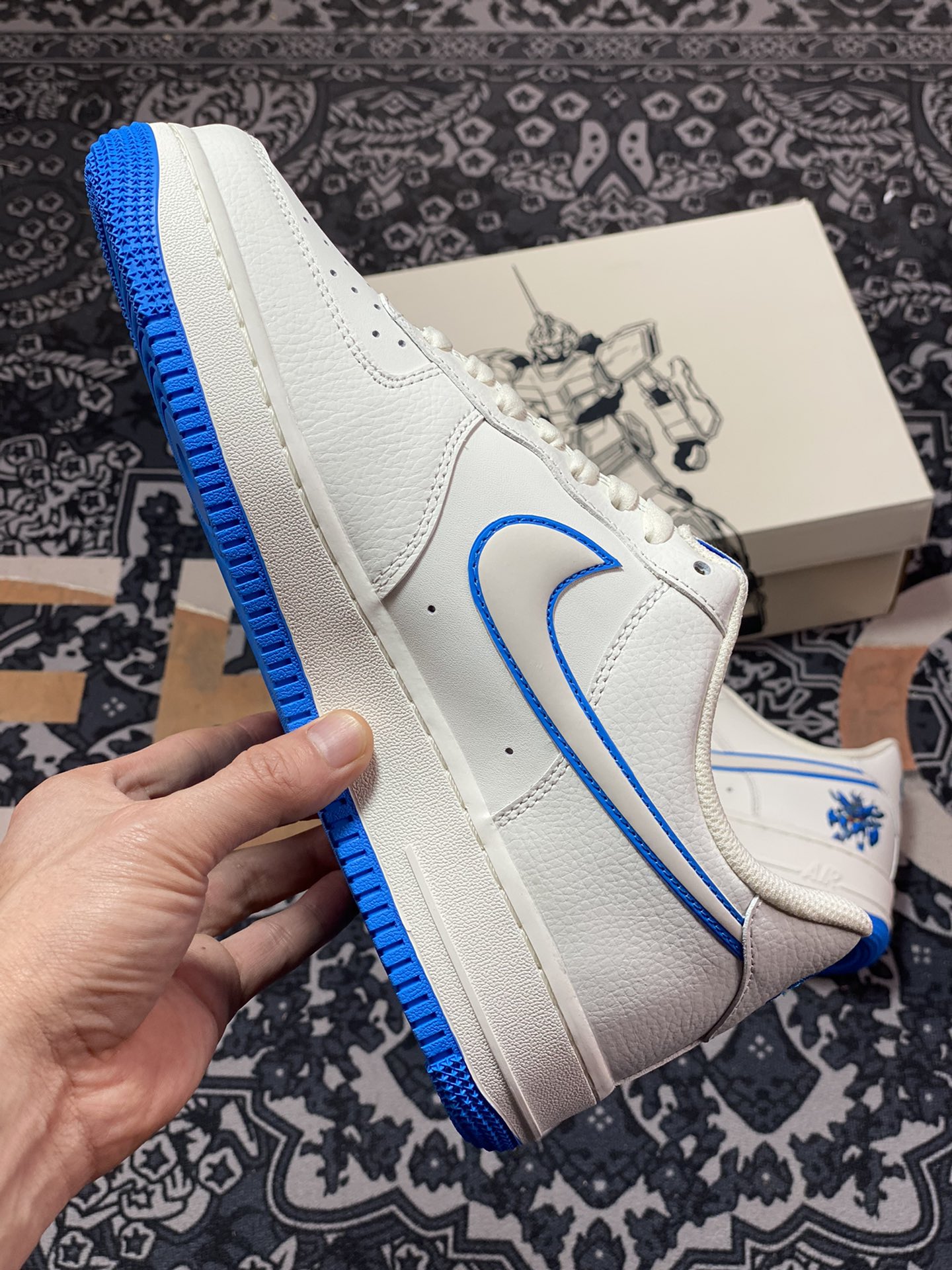 Nike Air Force 1 07 LV8 ”Transformers” Air Force One sneakers ”Beige Blue Transformers” KK1256-660