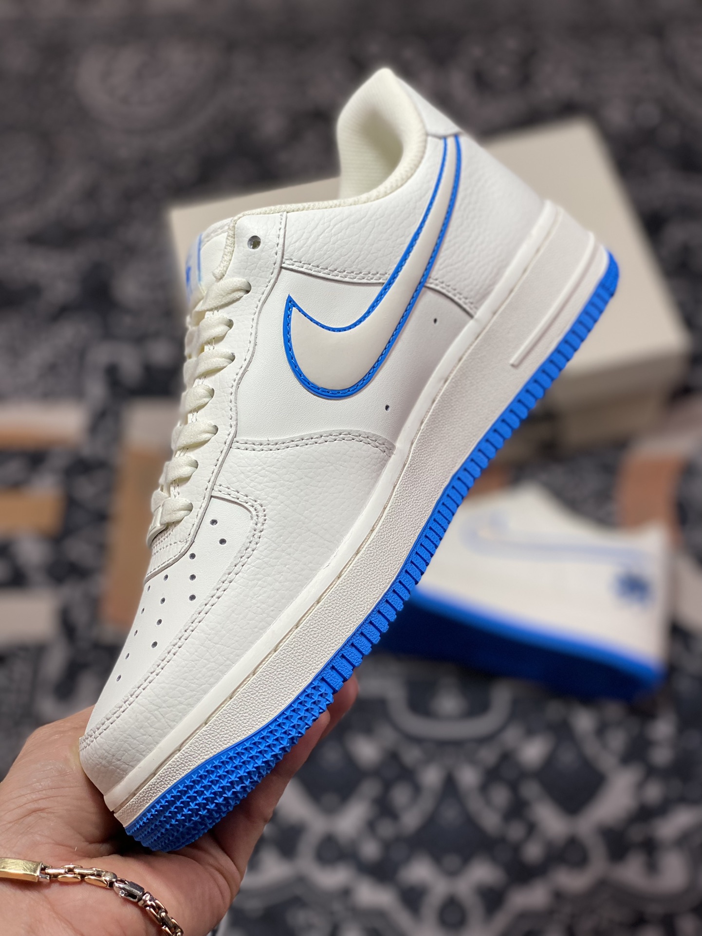 Nike Air Force 1 07 LV8 ”Transformers” Air Force One sneakers ”Beige Blue Transformers” KK1256-660