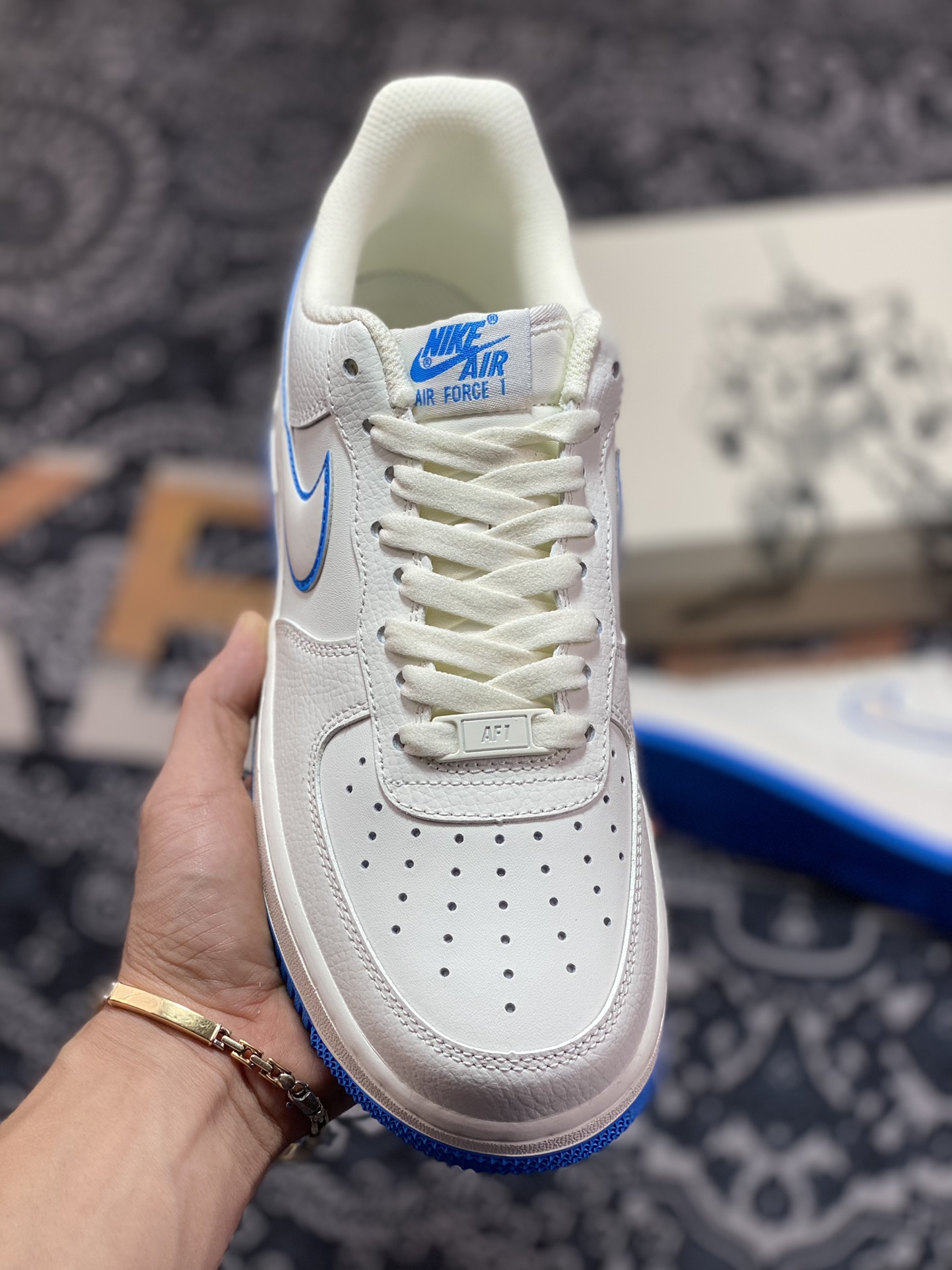Nike Air Force 1 07 LV8 ”Transformers” Air Force One sneakers ”Beige Blue Transformers” KK1256-660