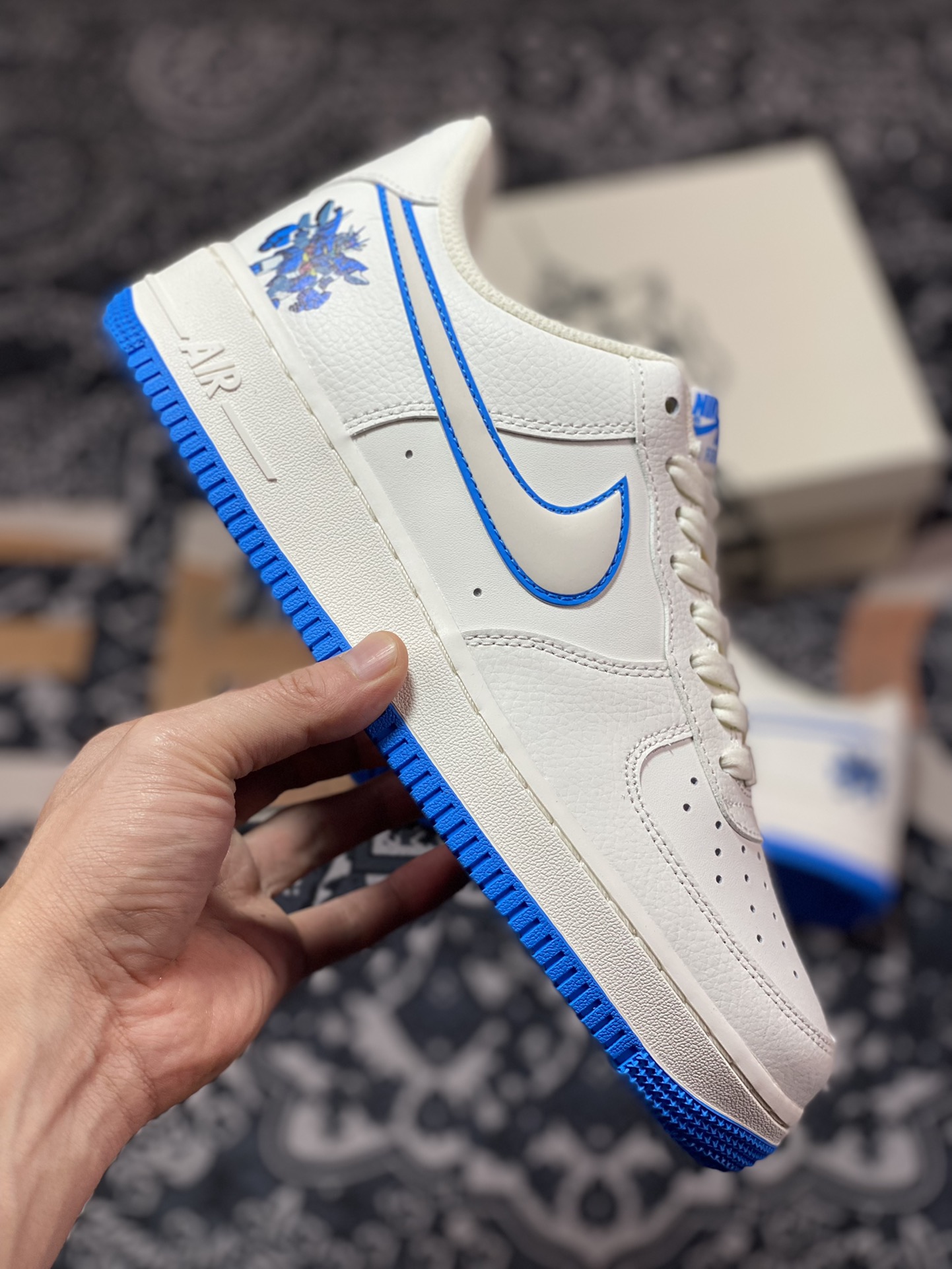 Nike Air Force 1 07 LV8 ”Transformers” Air Force One sneakers ”Beige Blue Transformers” KK1256-660