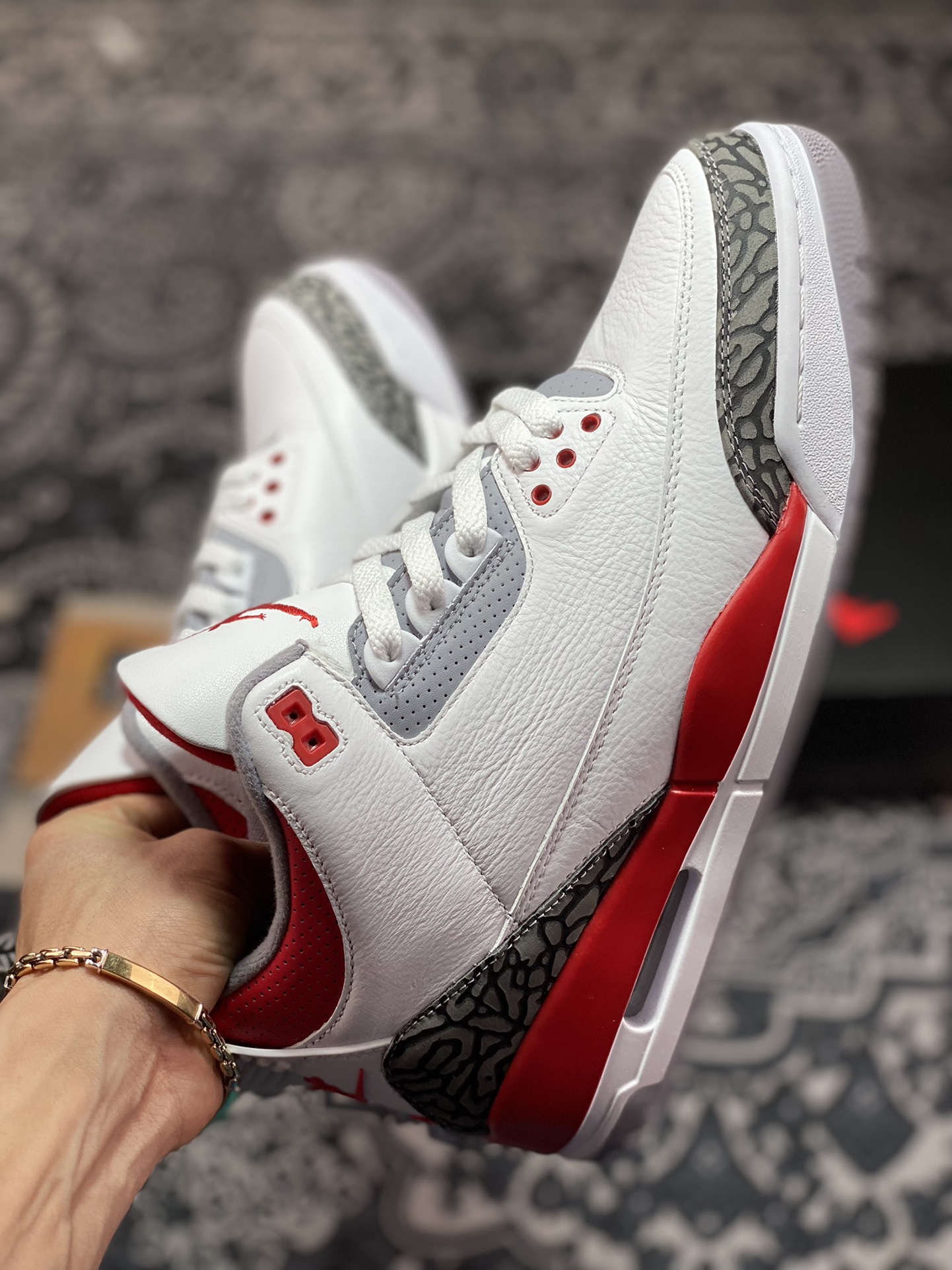 Air Jordan 3 Retro ”Fire Red” Flame Red Color DN3707-160