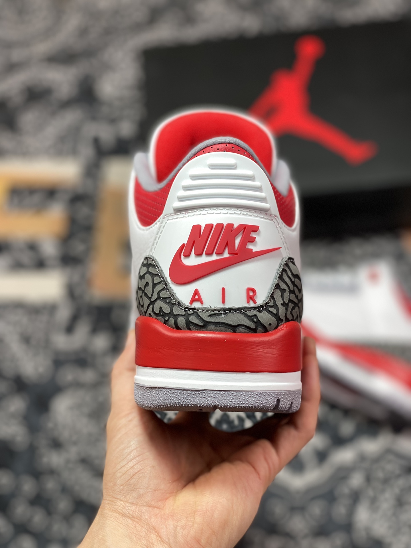 Air Jordan 3 Retro ”Fire Red” Flame Red Color DN3707-160
